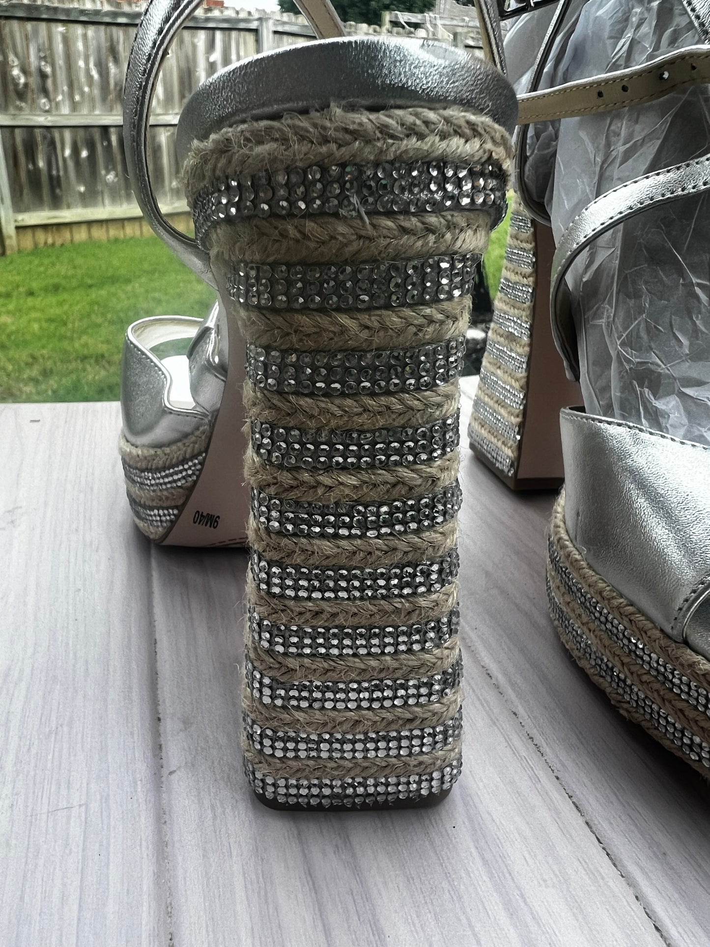 Jessica Simpson platform sandal.