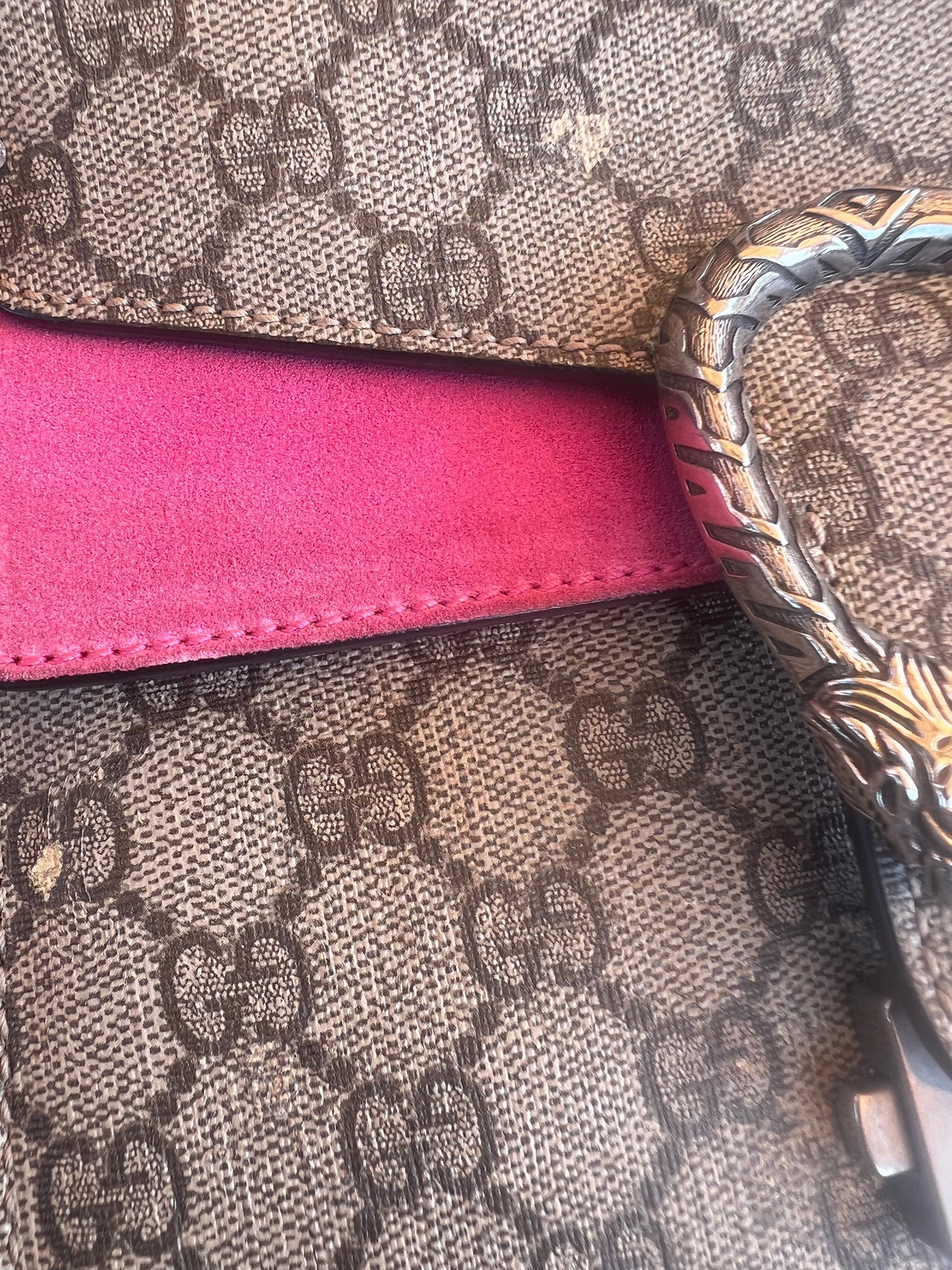Gucci GG Supreme Dionysus Chain Shoulder Bag