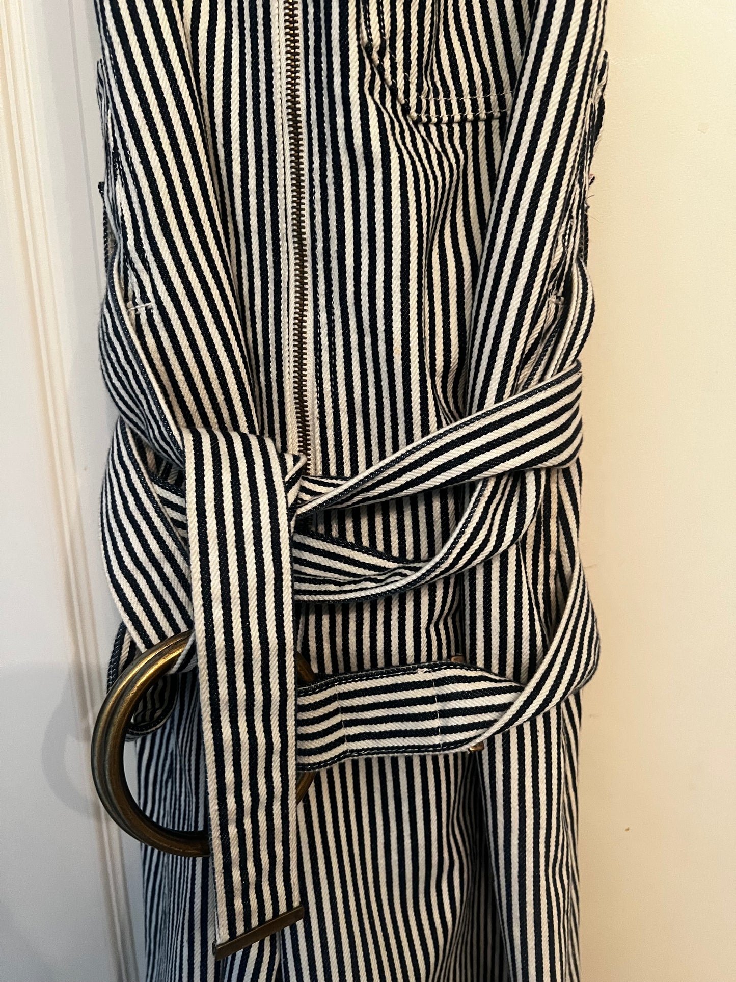 Chloe stripped culotte overall pants