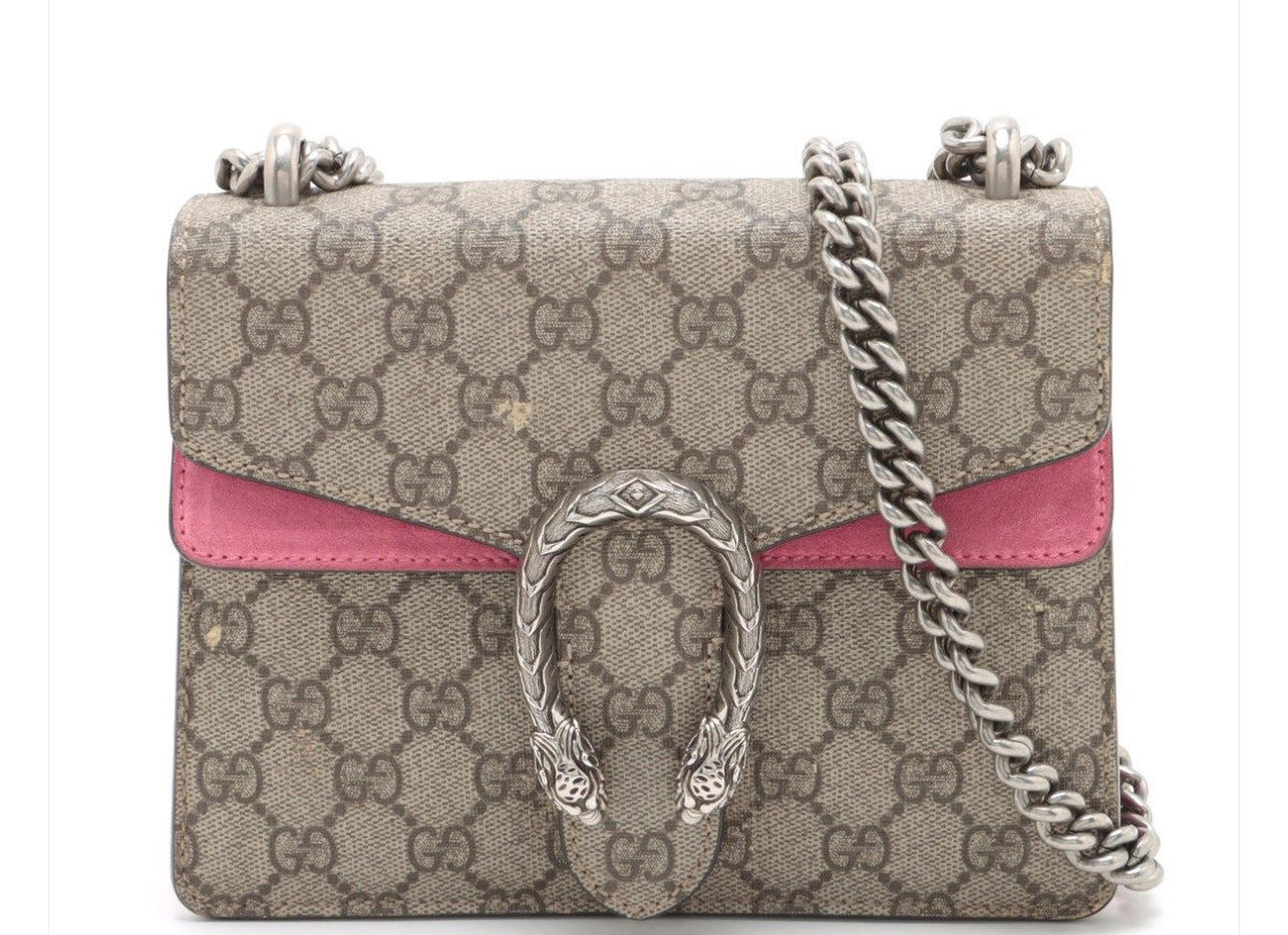 Gucci GG Supreme Dionysus Chain Shoulder Bag