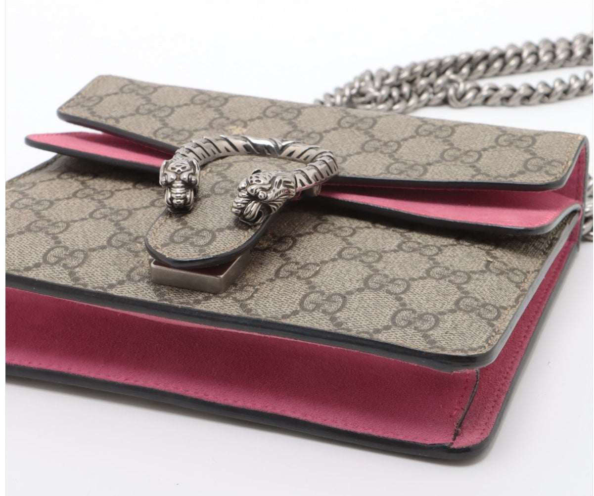 Gucci GG Supreme Dionysus Chain Shoulder Bag