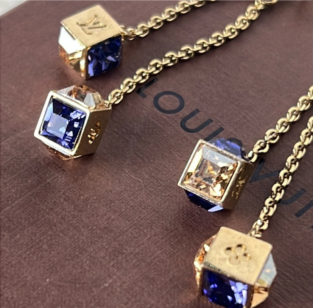 Louis Vuitton Cube Earrings