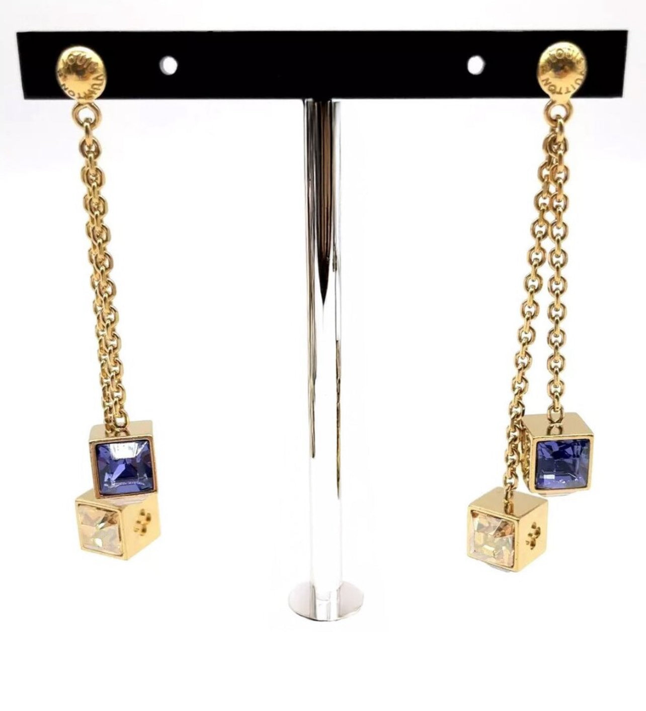 Louis Vuitton Cube Earrings