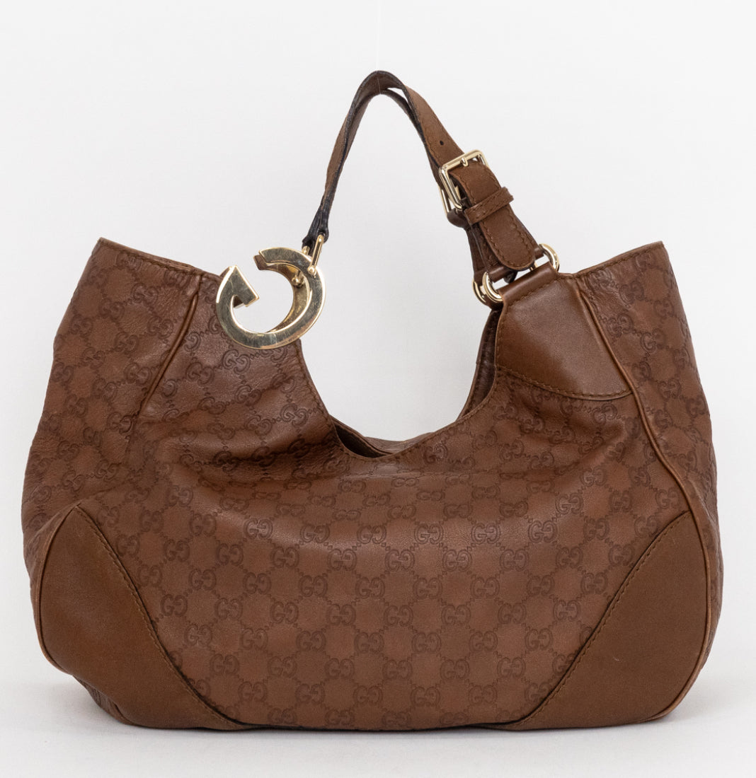 Gucci Charlotte Leather Hobo