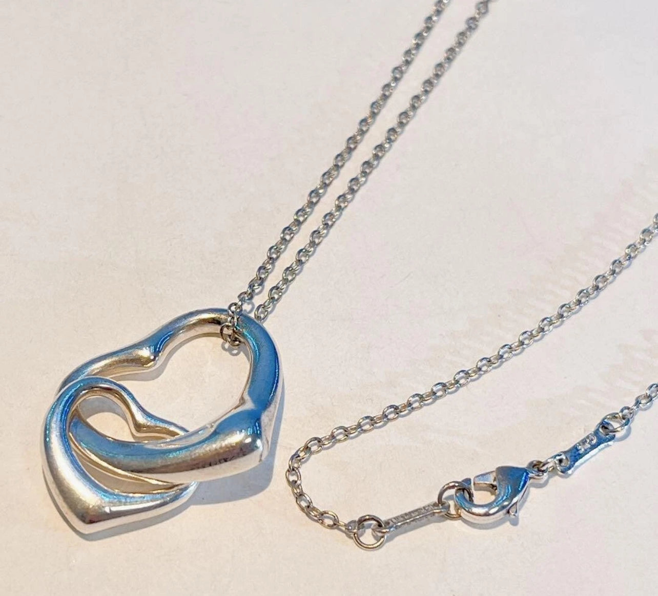 Tiffany & Co Double Heart Necklace