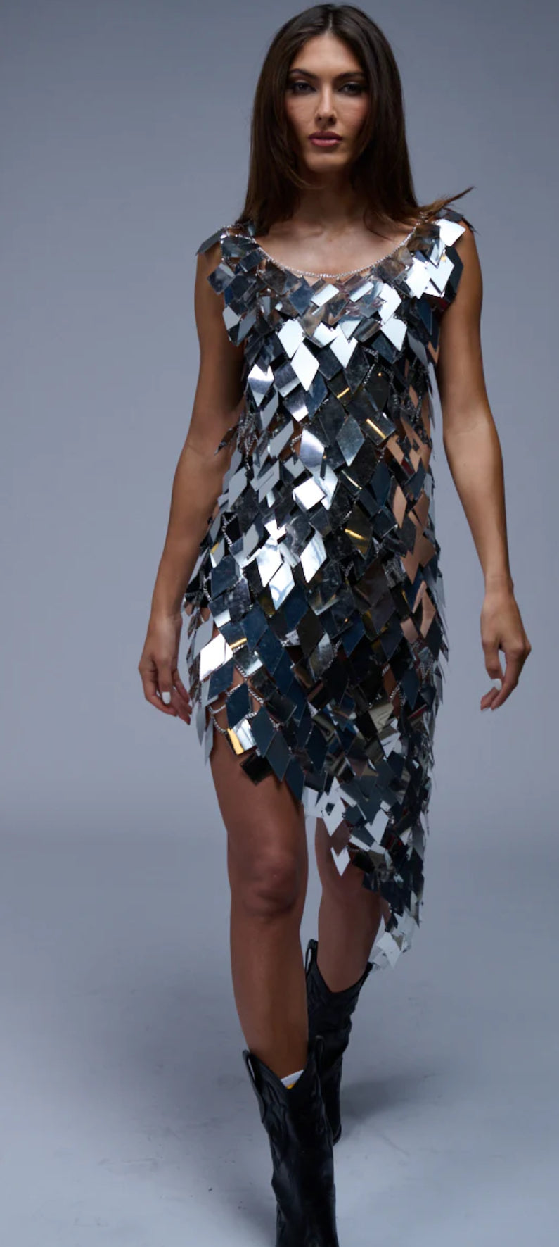 Sequin Chain Dress