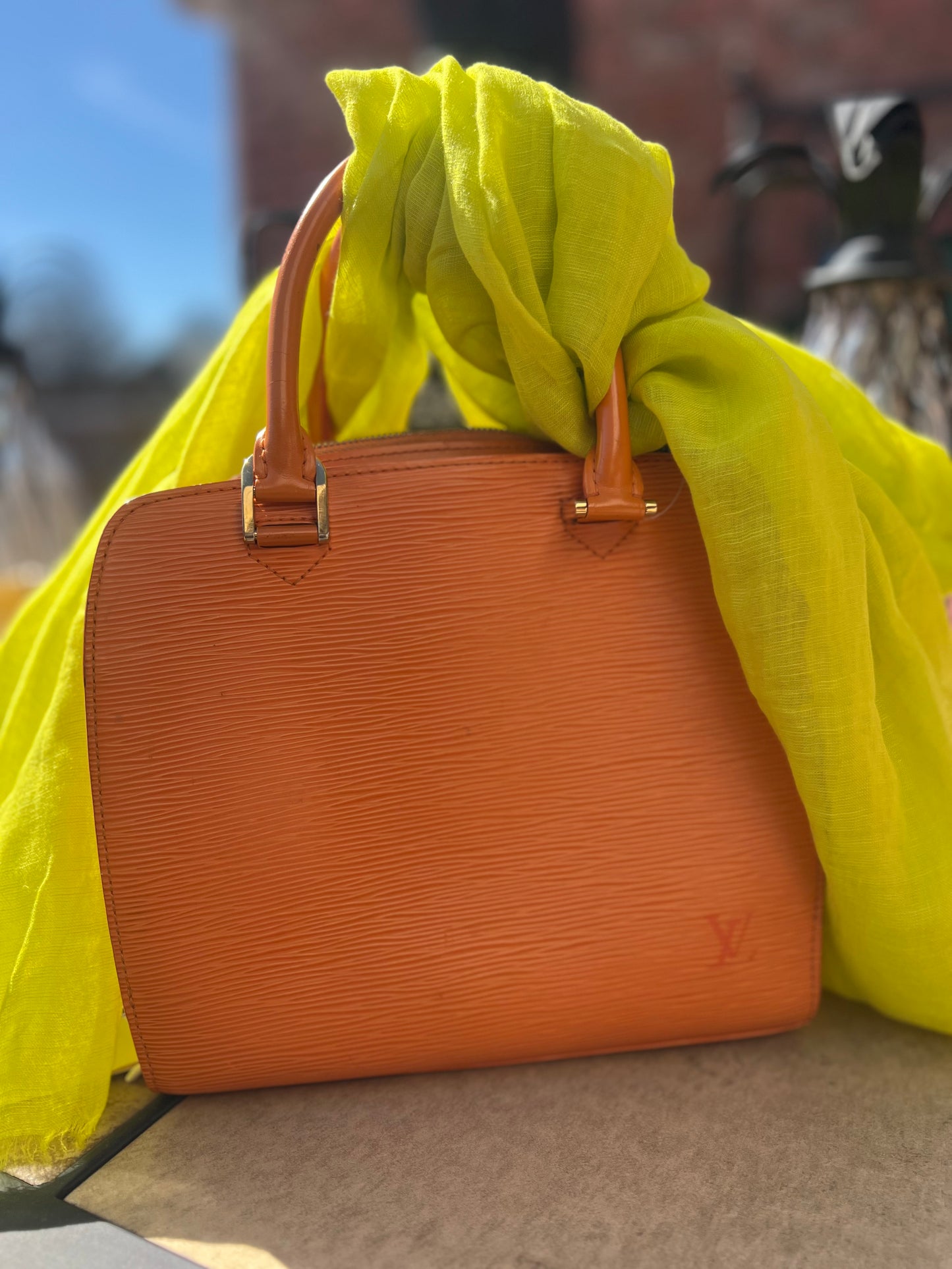 Louis Vuitton Orange Handbag