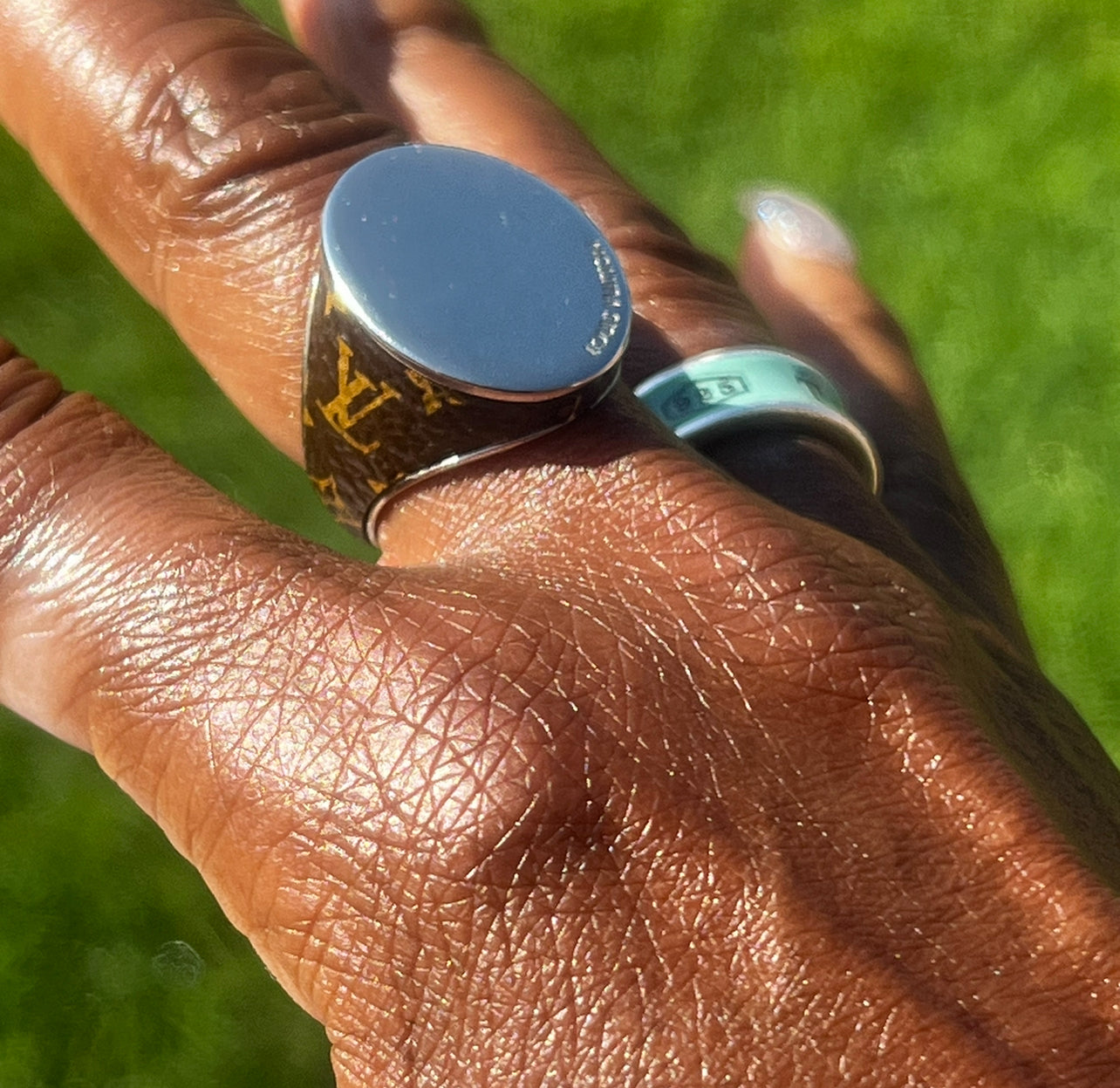 Louis Vuitton Monogram ring