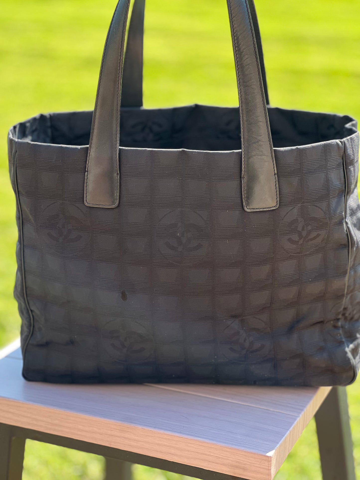 Chanel travel line tote