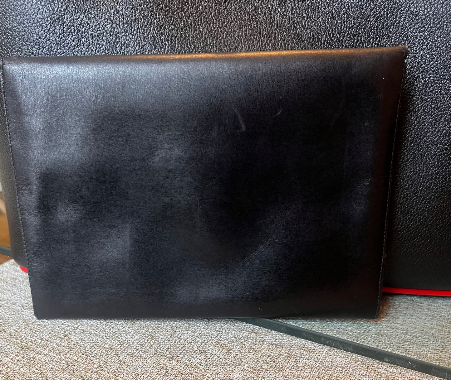 Gucci leather clutch