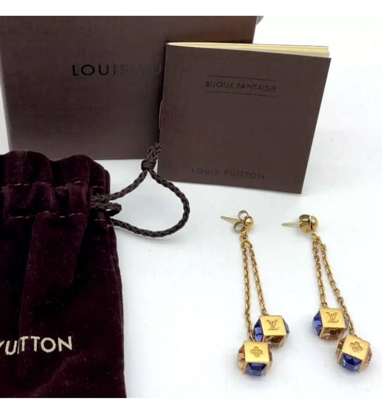 Louis Vuitton Cube Earrings
