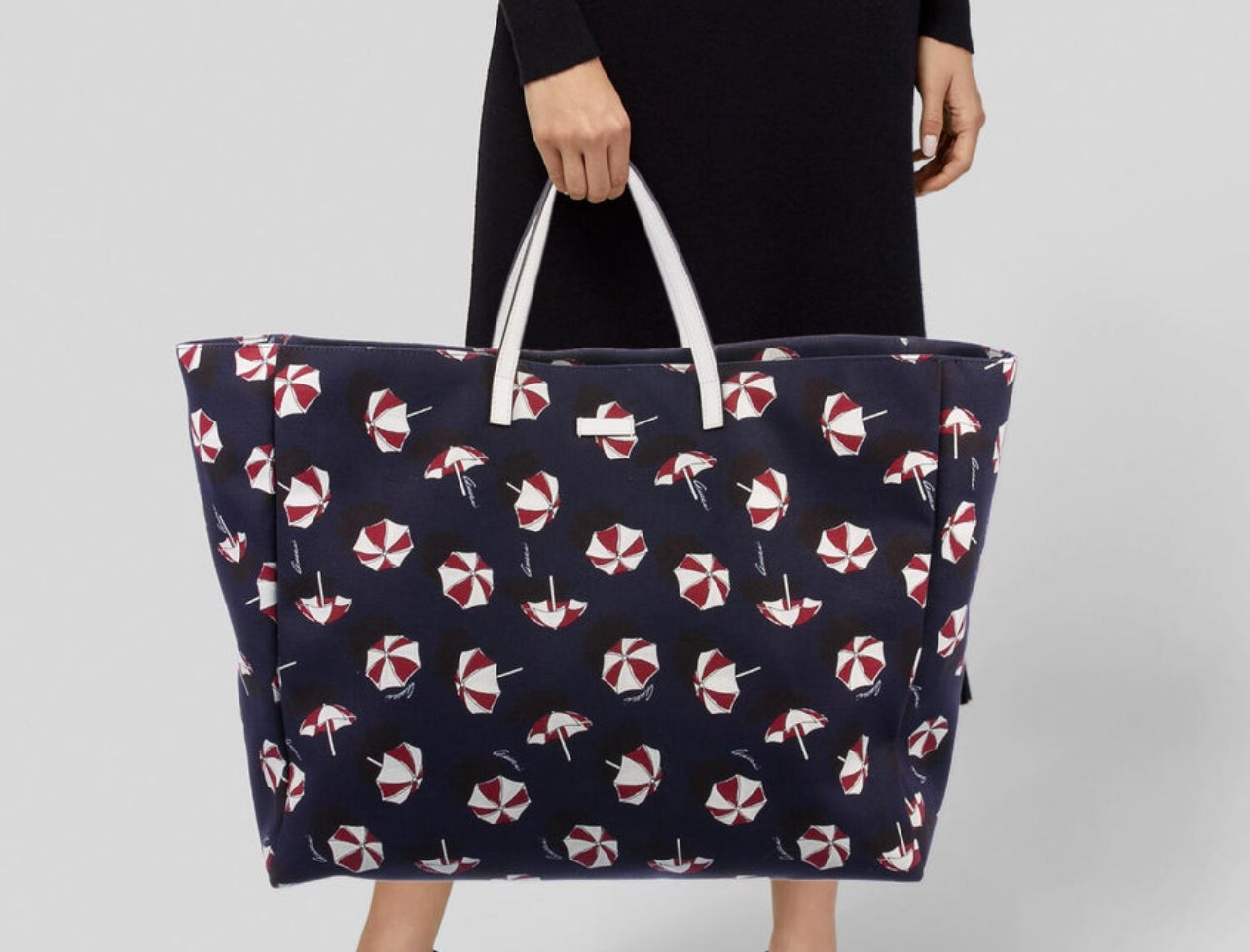 Gucci canvas tote large