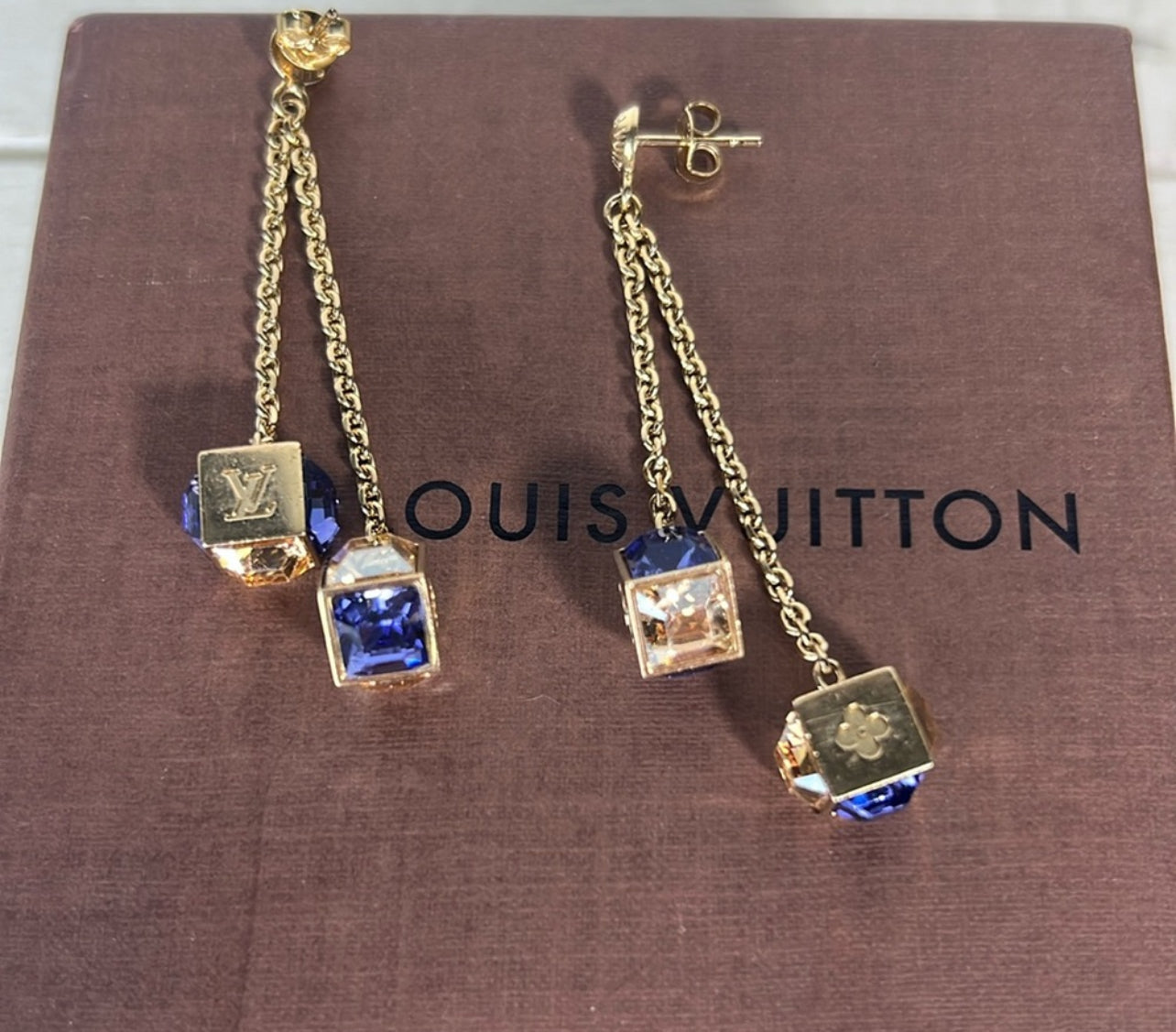 Louis Vuitton Cube Earrings