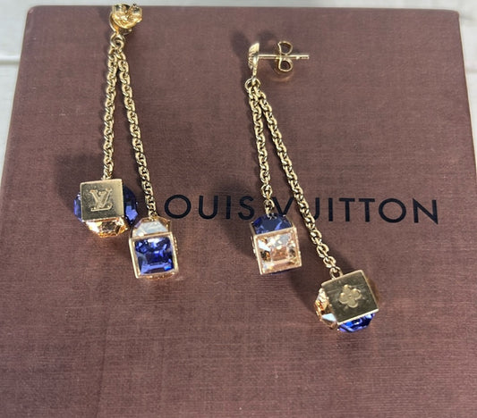 Louis Vuitton Cube Earrings