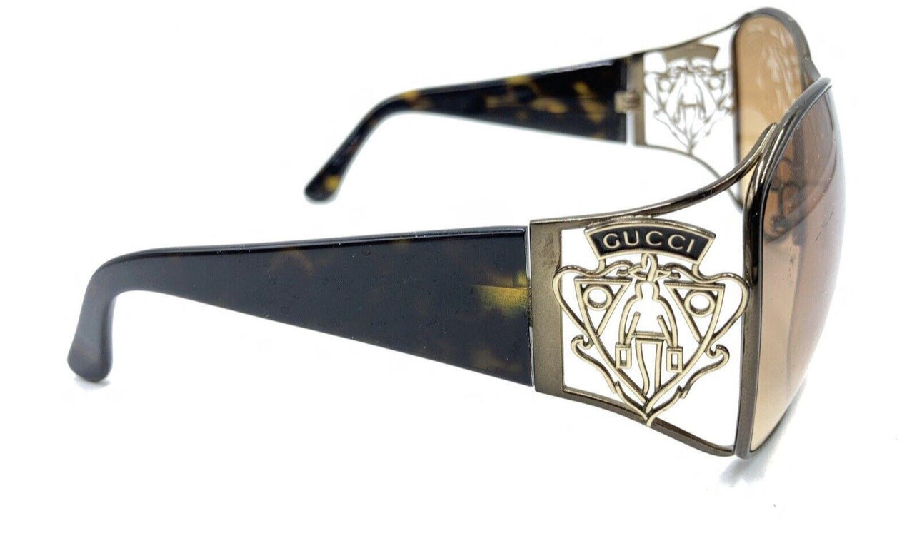 Gucci Brown Oversized Sunglasses