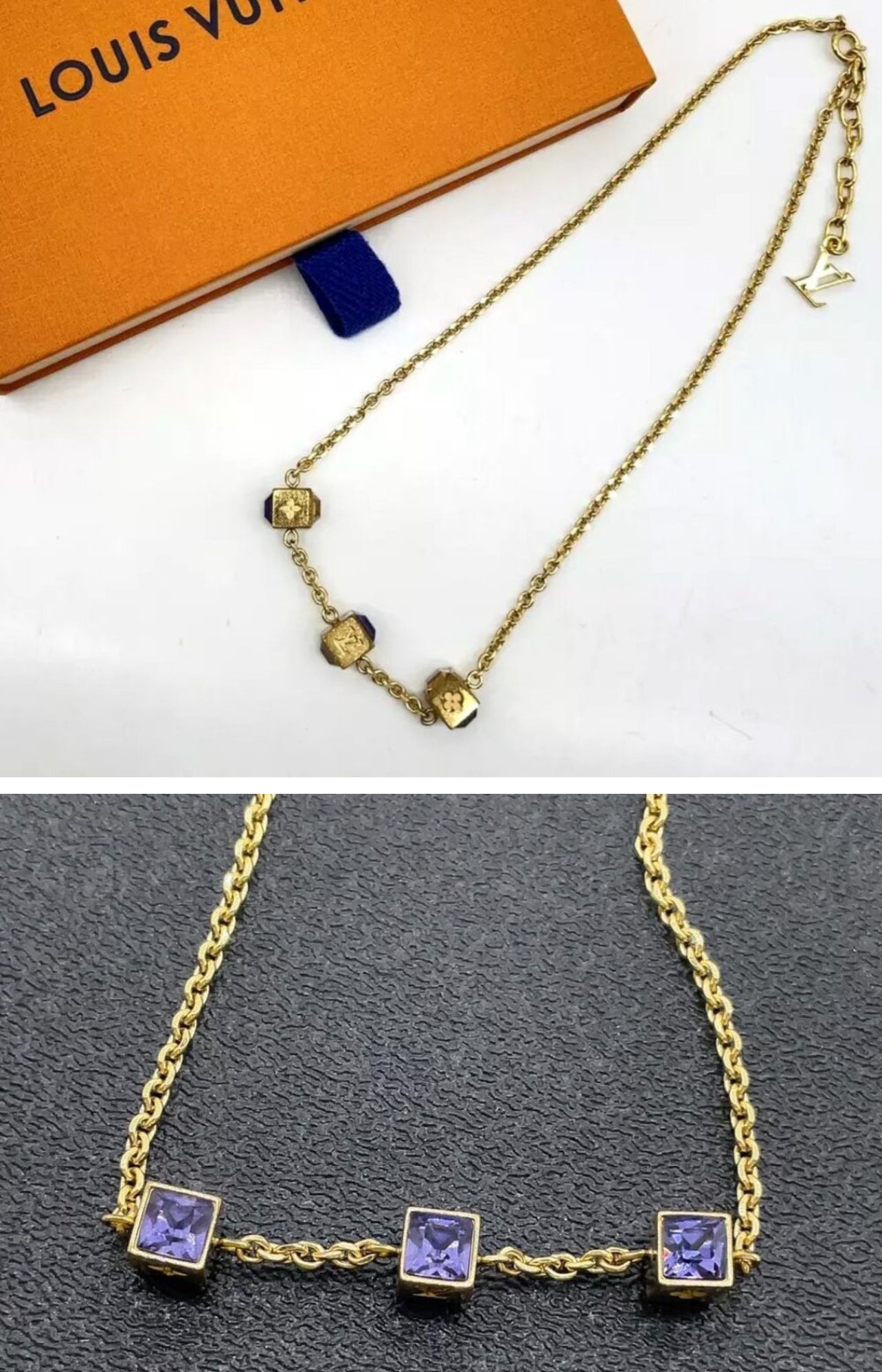 Louis Vuitton Collier Gamble Necklace