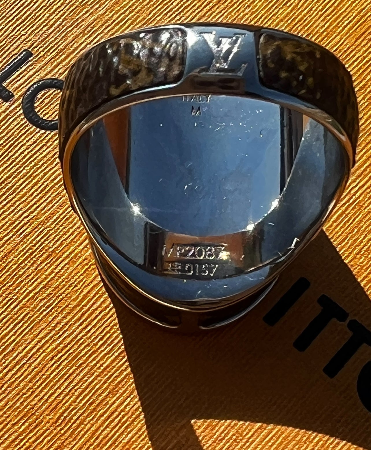 Louis Vuitton Monogram ring