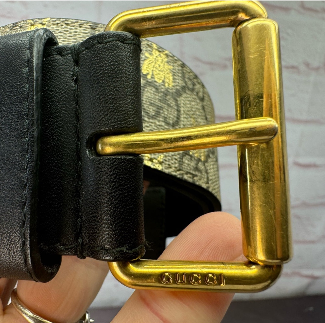 Gucci Supreme Monogram Belt