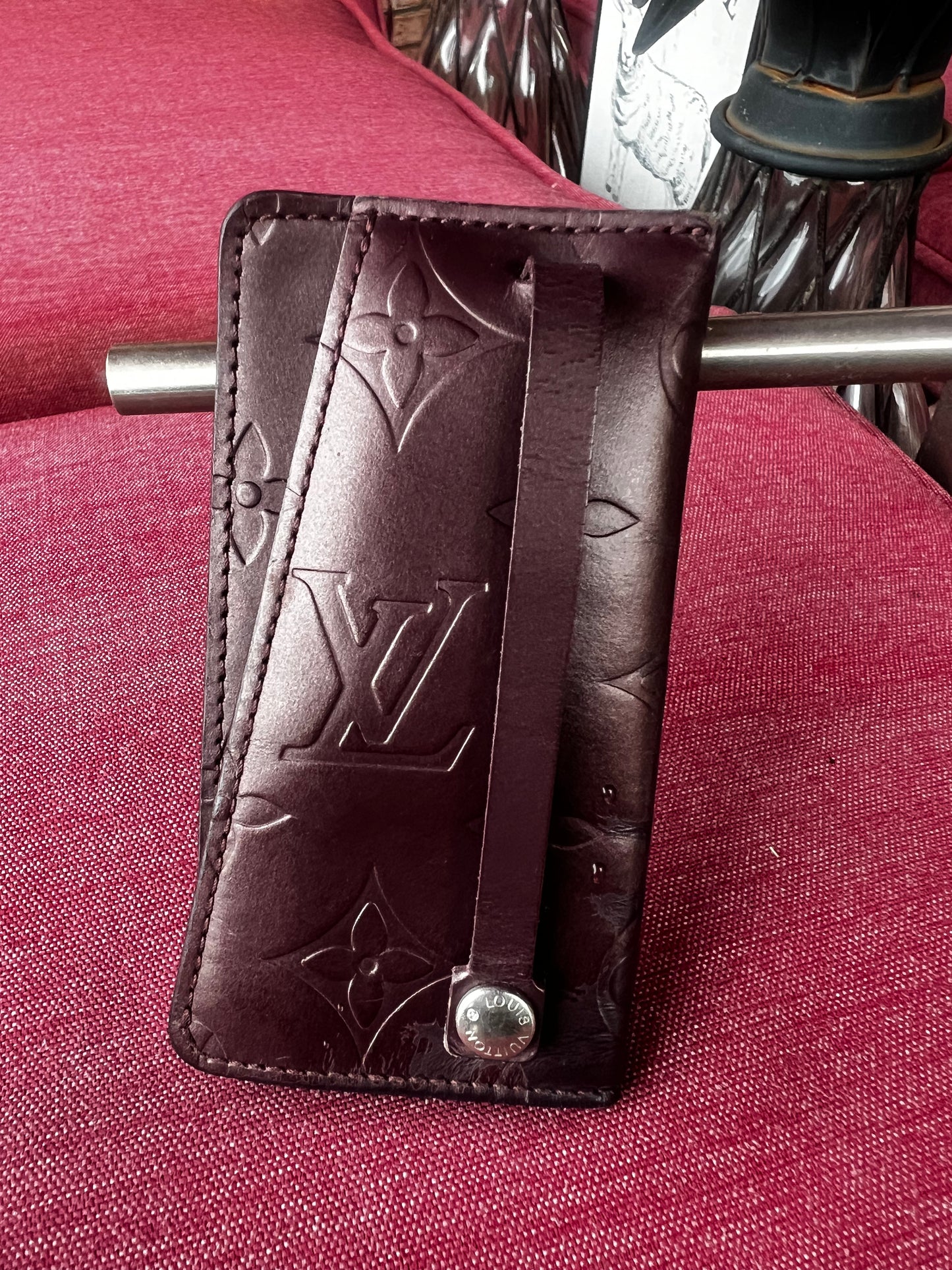 Louis Vuitton Crochette PM Key Ring Monogram Matte Violet