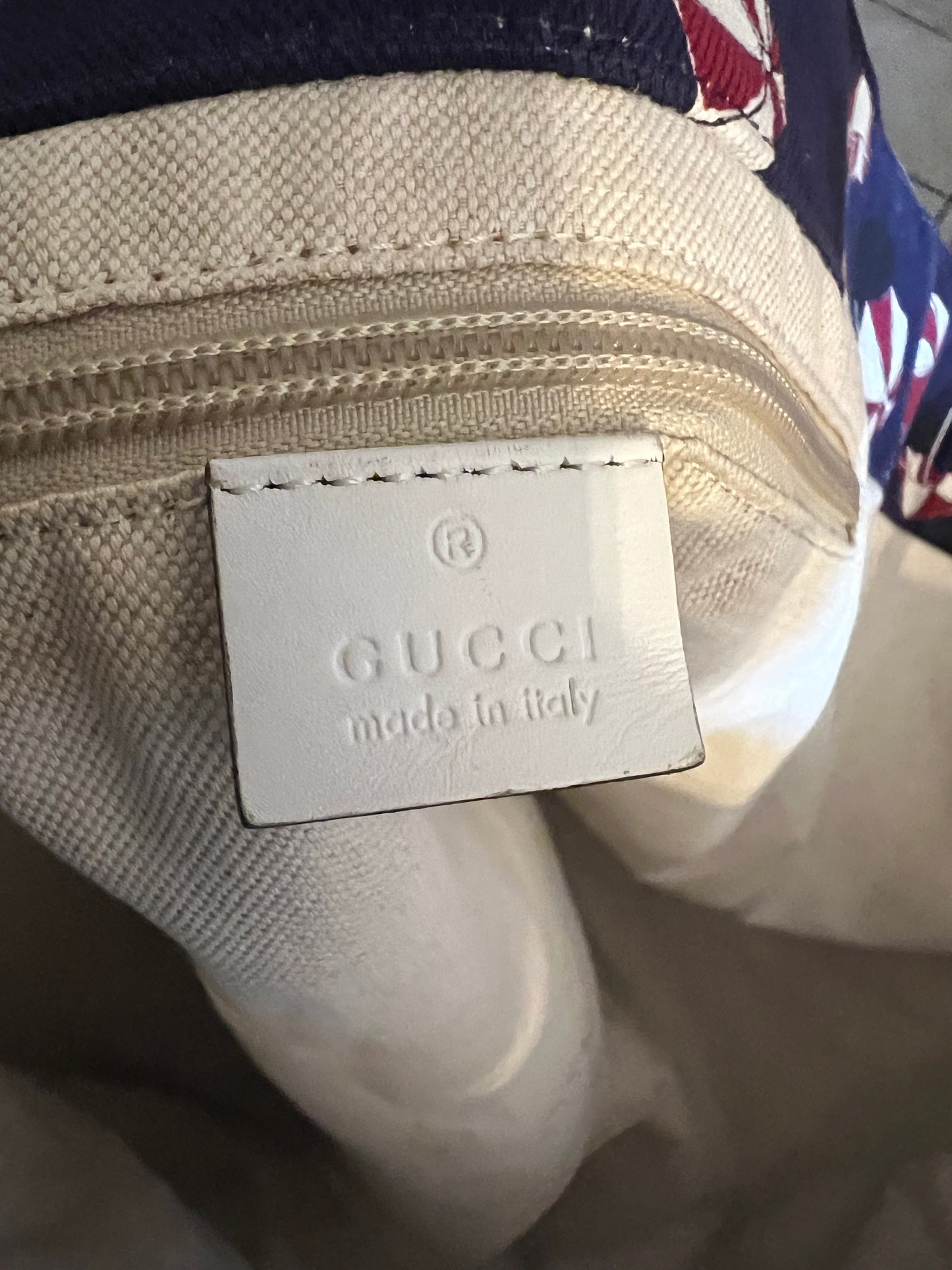 Gucci canvas tote large