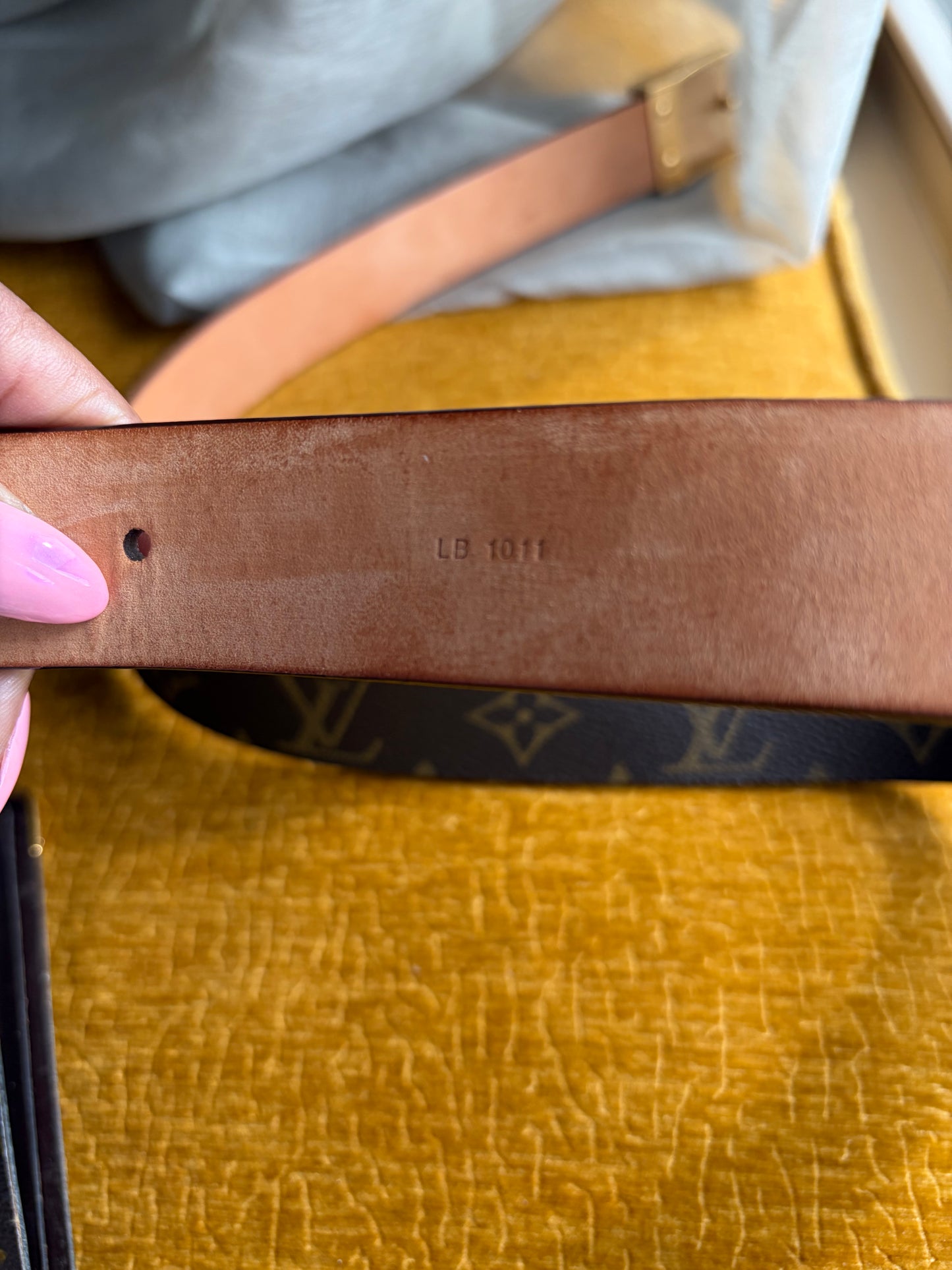 Louis Vuitton Square Belt