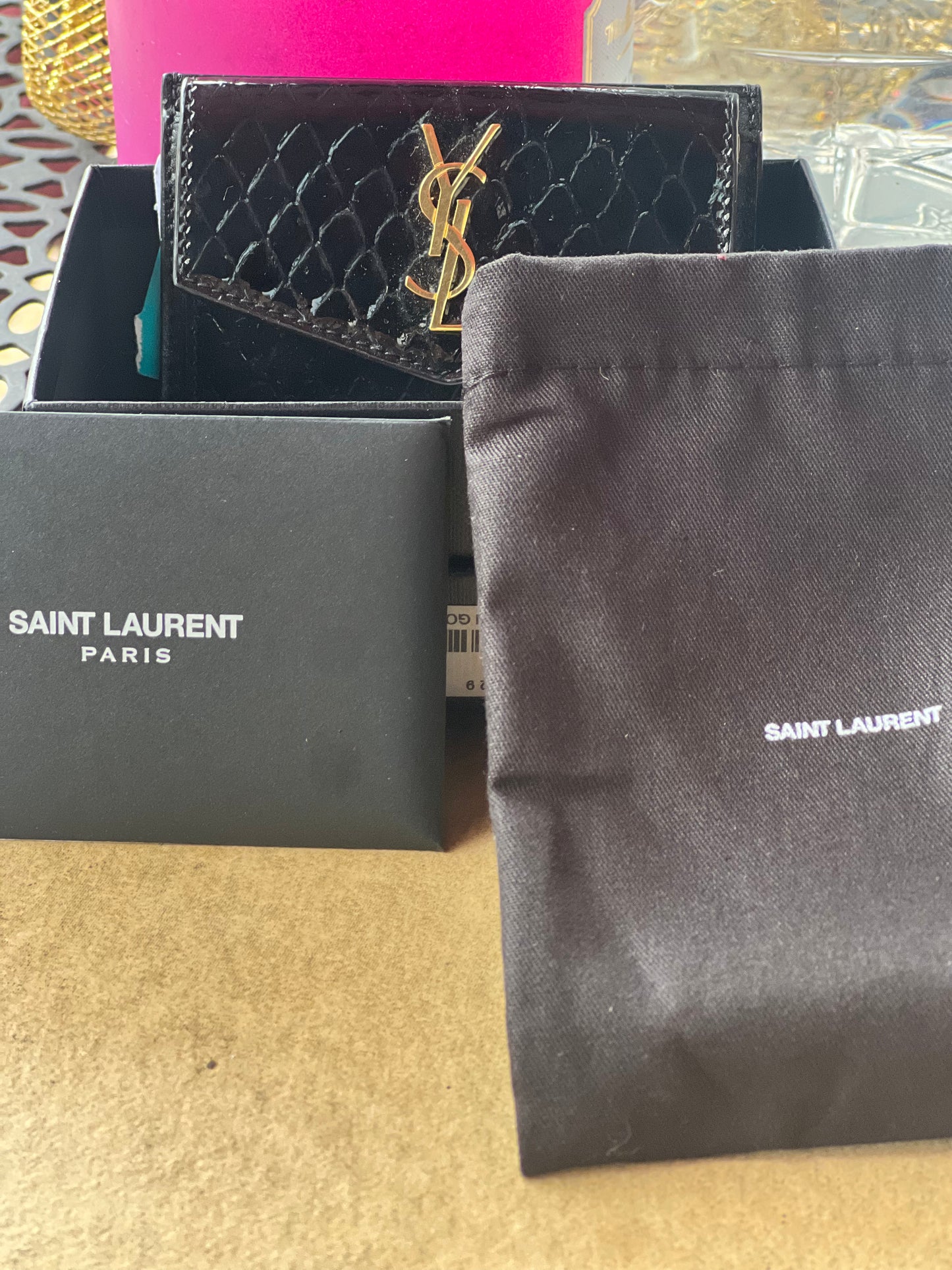 YSL Card Case New In Box