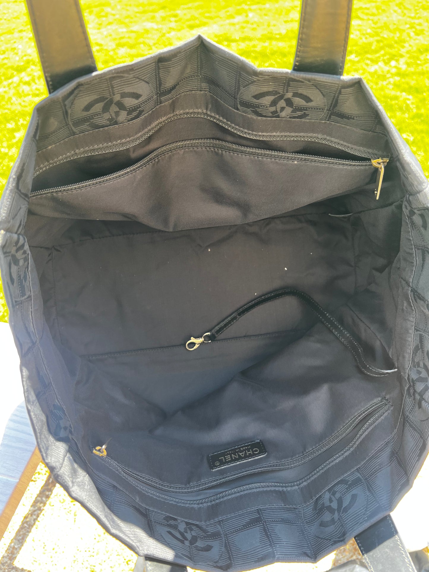 Chanel travel line tote