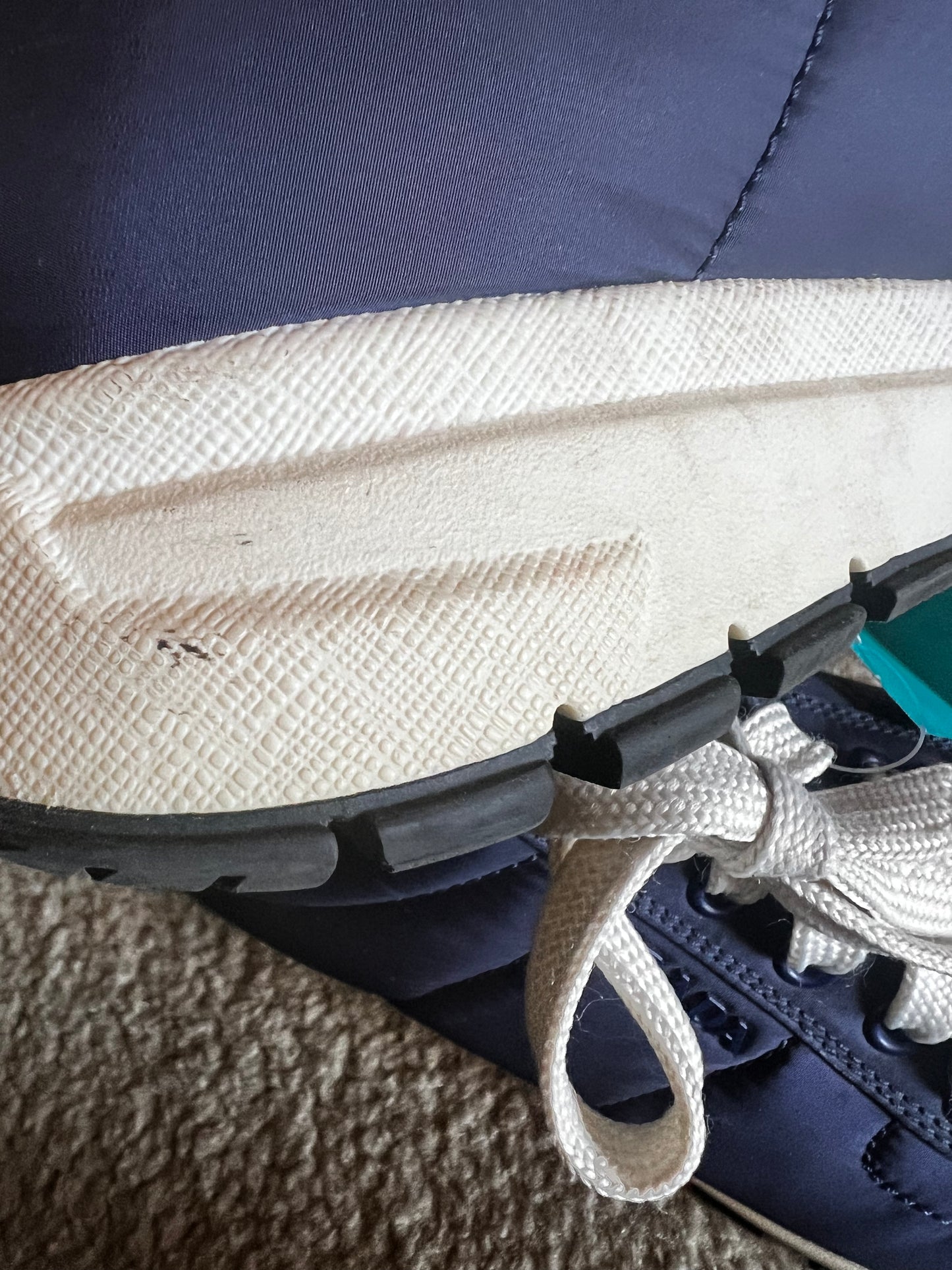 Prada nylon navy runners