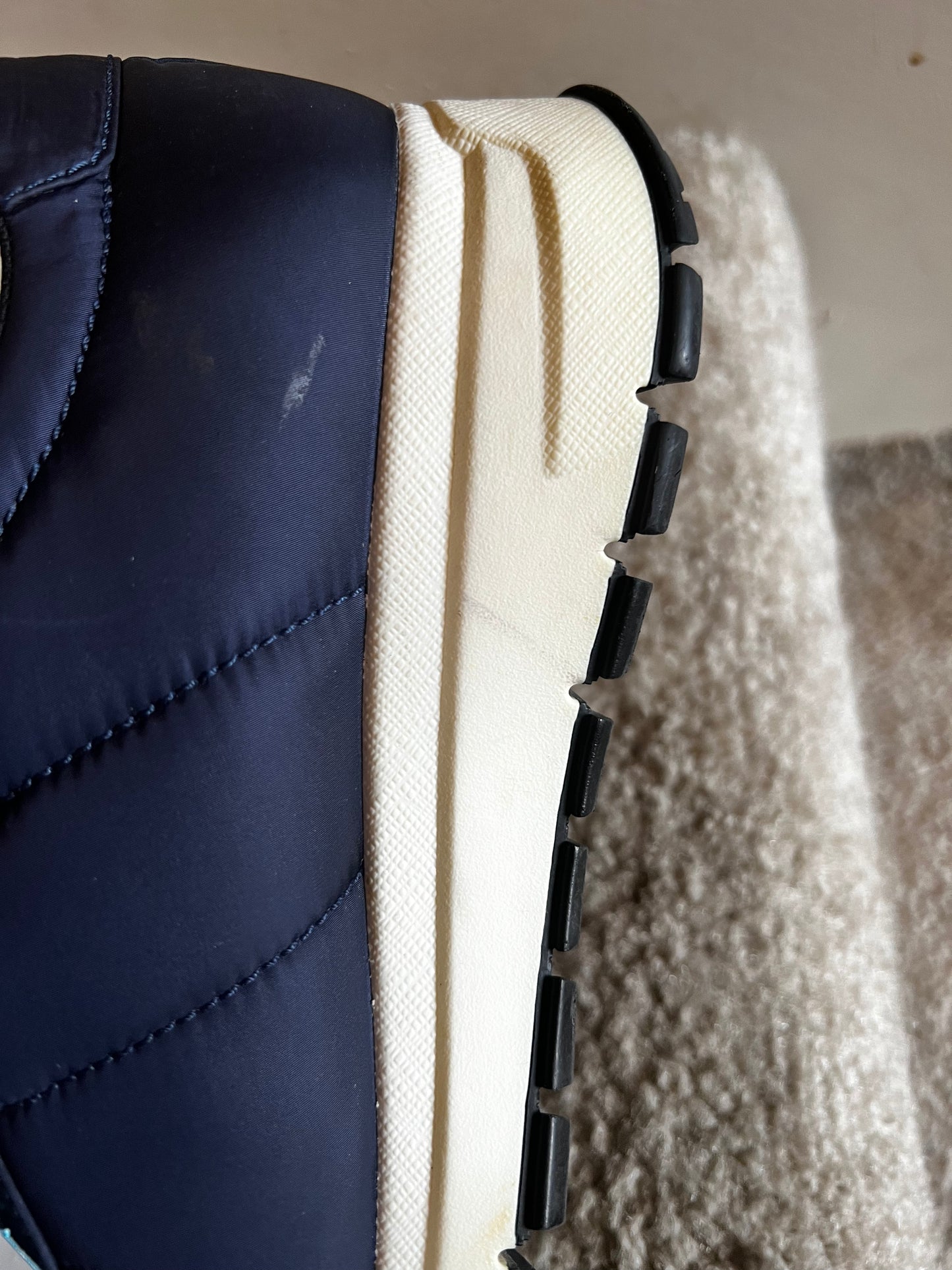 Prada nylon navy runners
