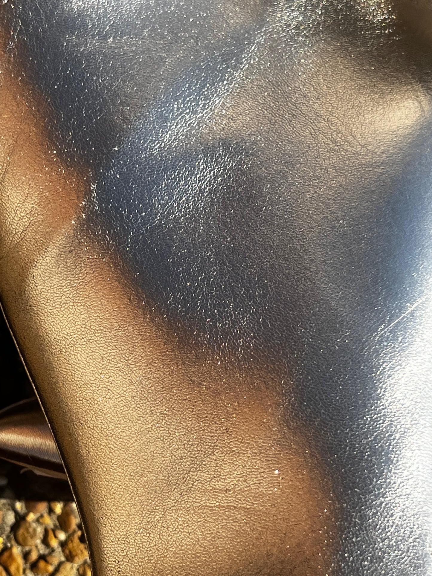 Guess bronze metallic boot