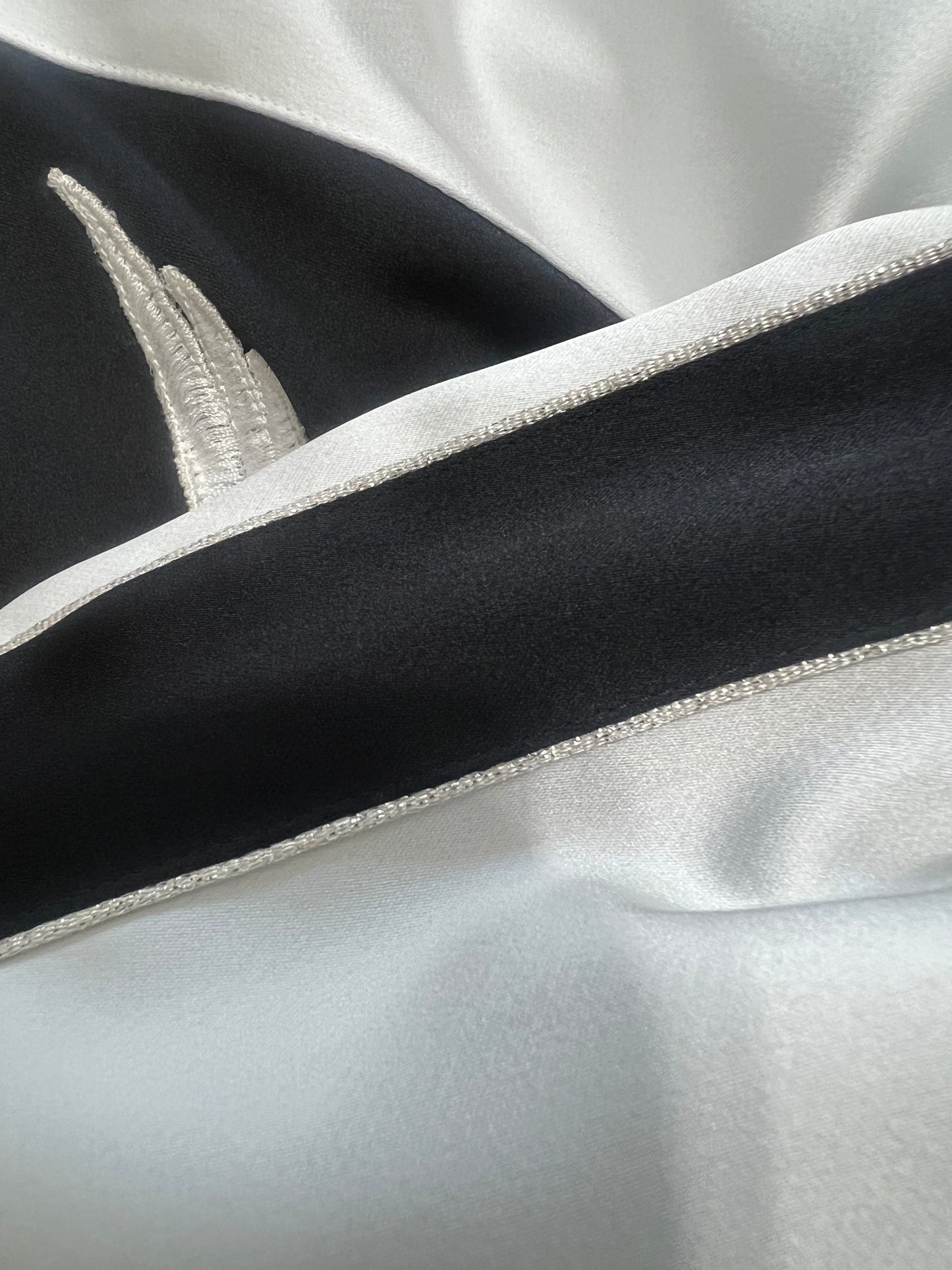 Virgil Abloh satin Bomber Jacket