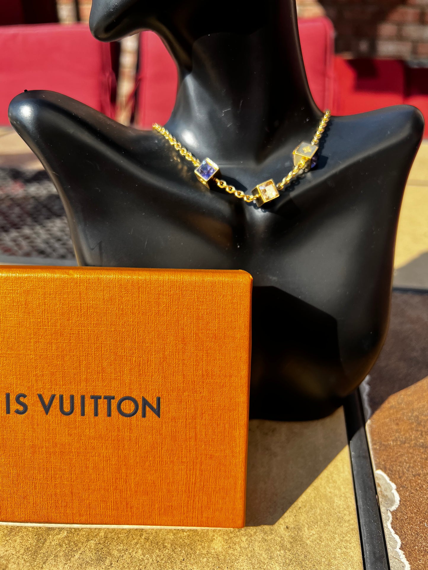 Louis Vuitton Collier Gamble Necklace
