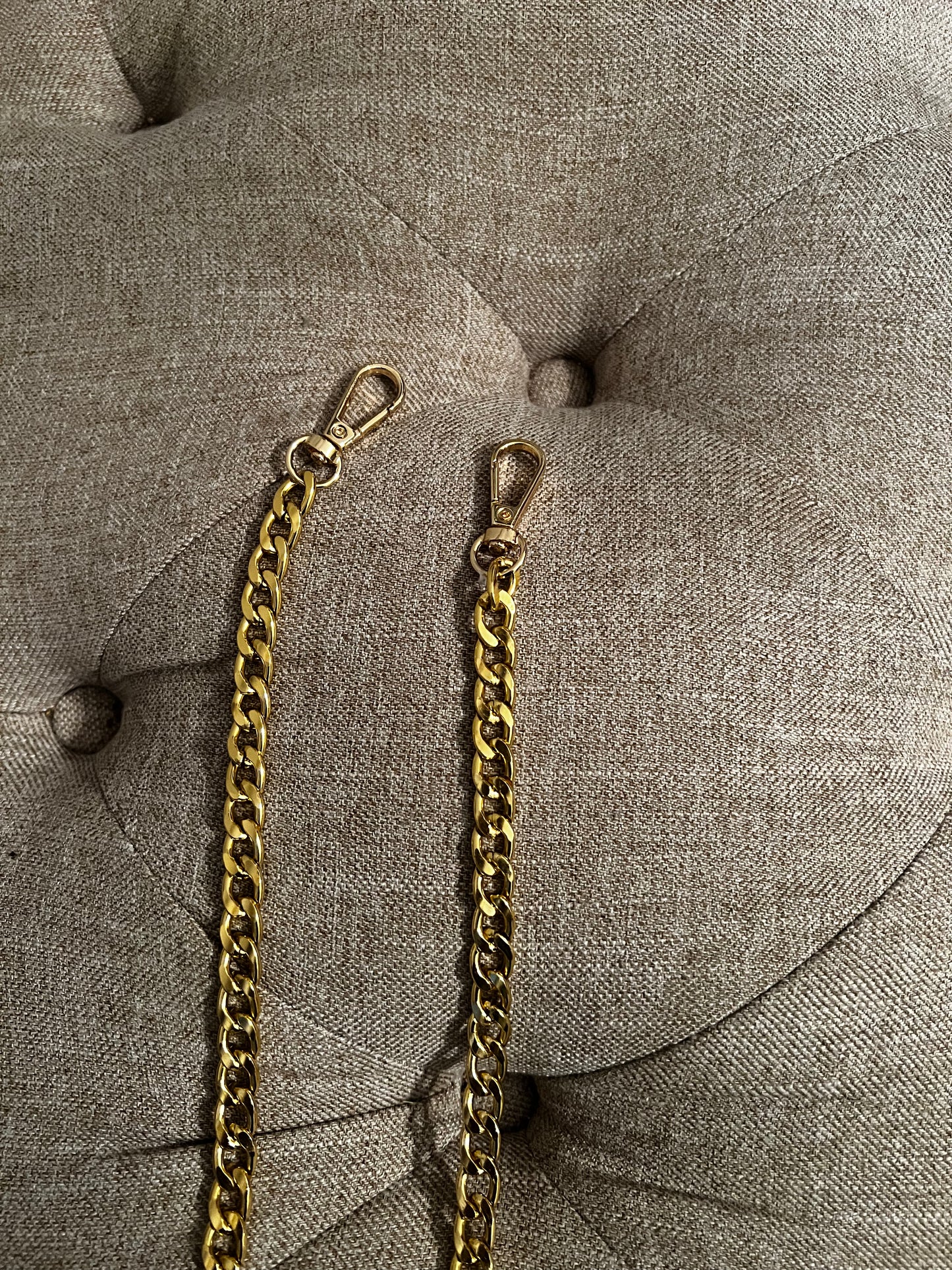 Gold chain attachment