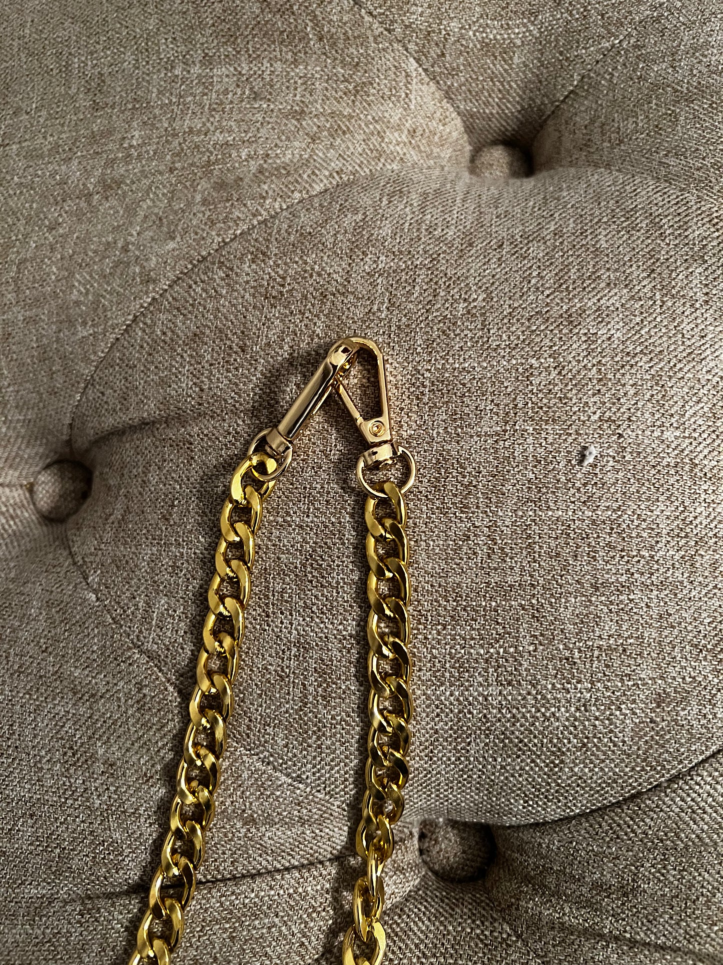 Gold chain attachment