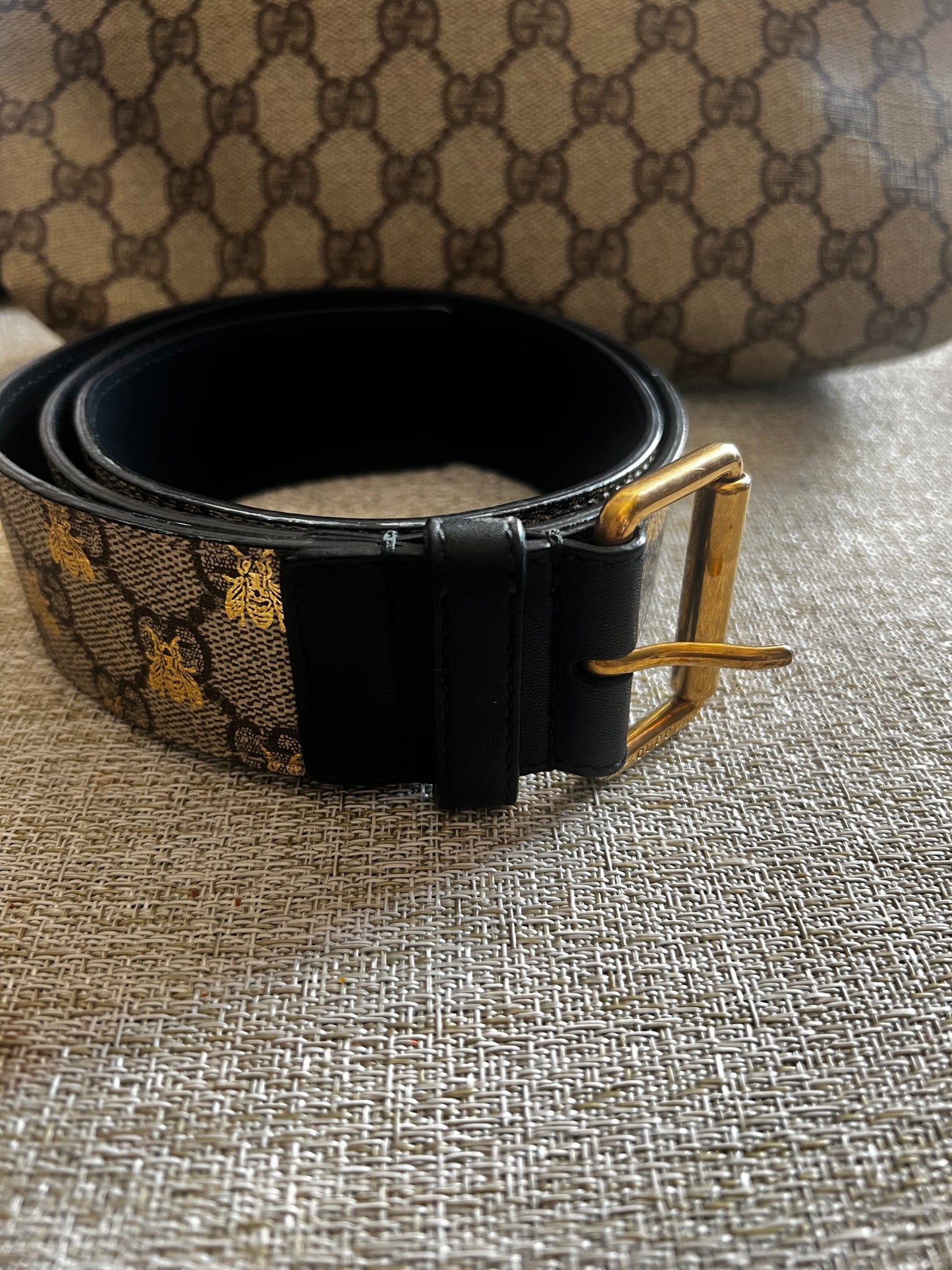 Gucci Supreme Monogram Belt