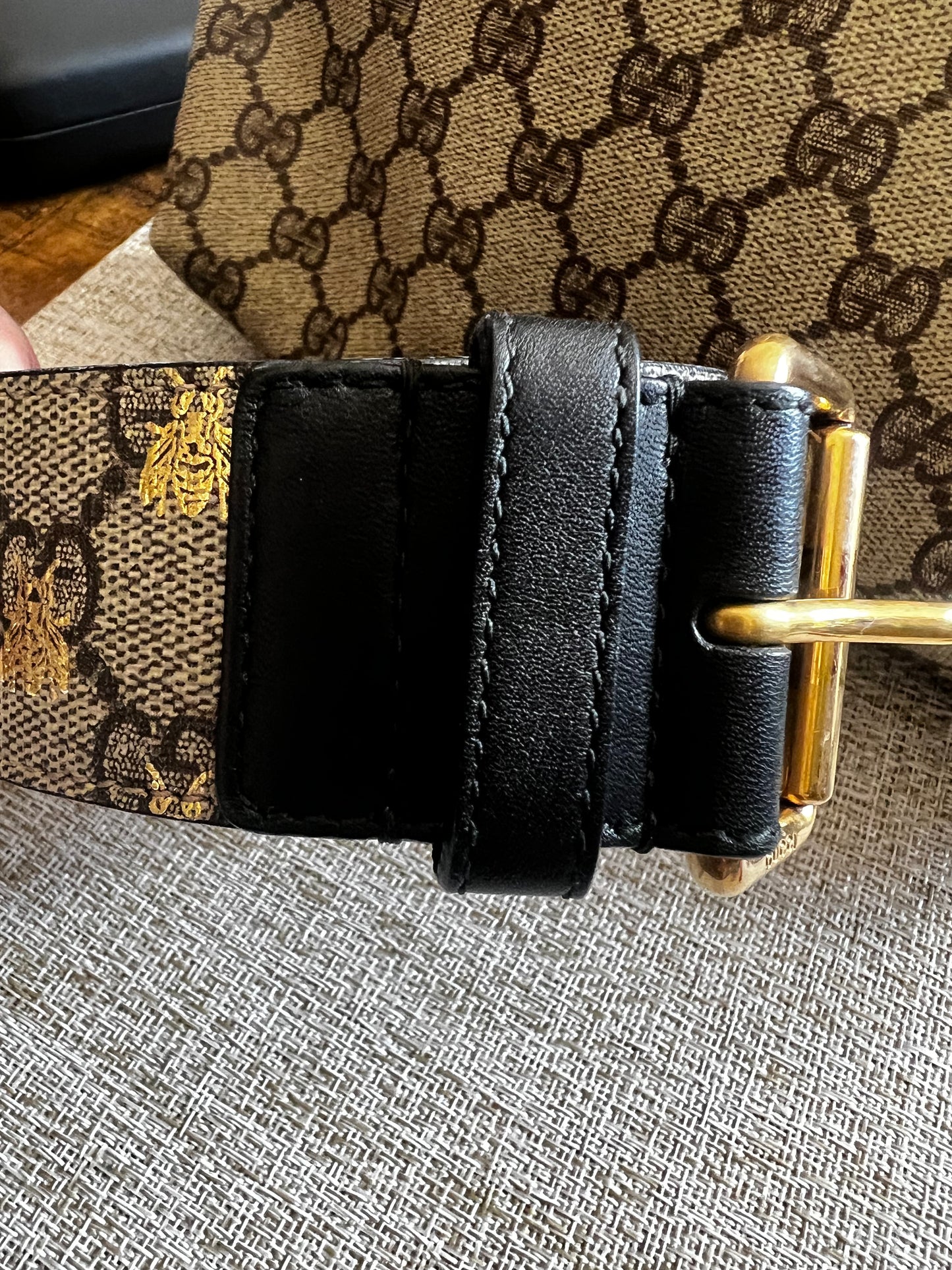 Gucci Supreme Monogram Belt