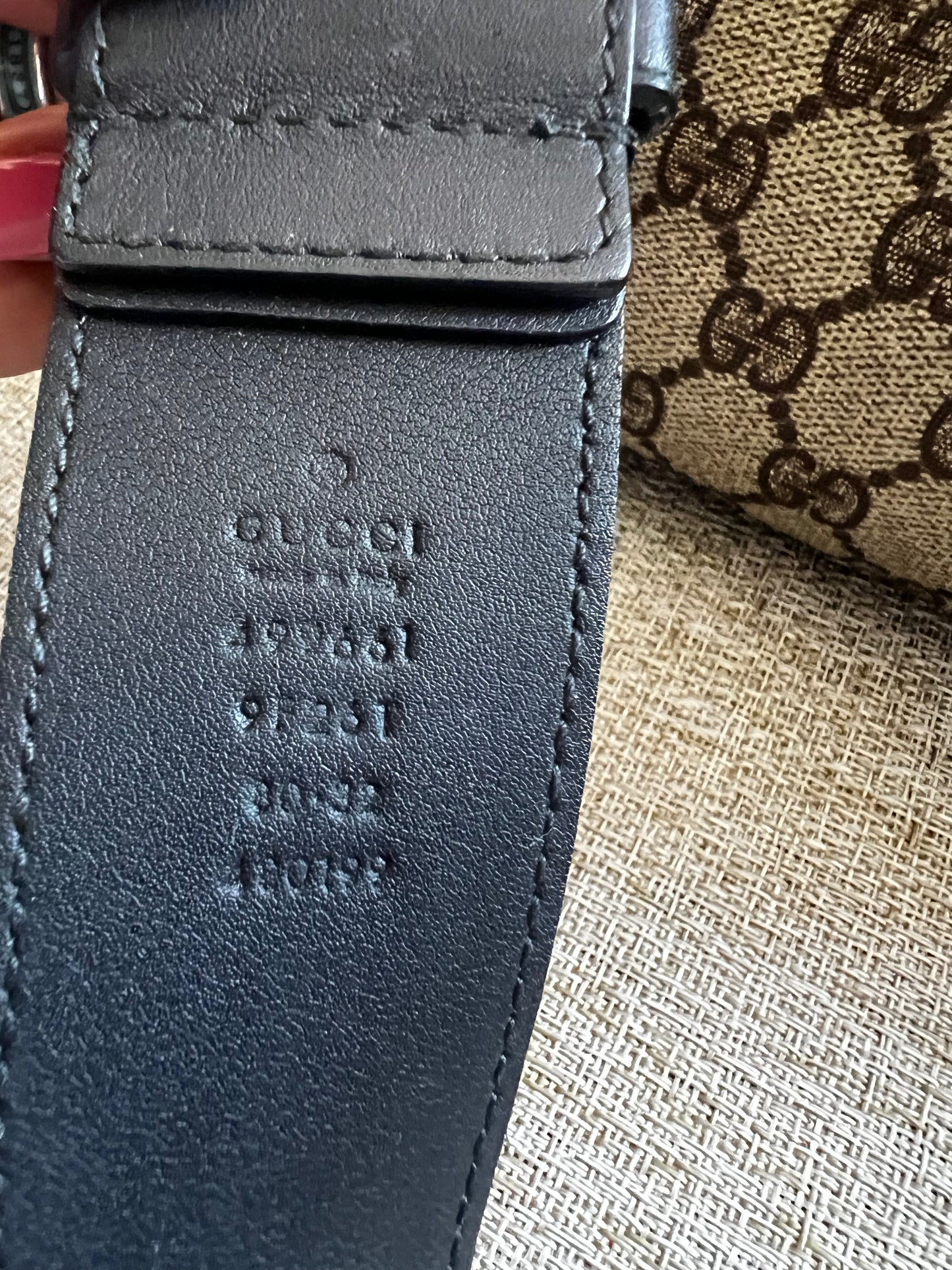 Gucci Supreme Monogram Belt