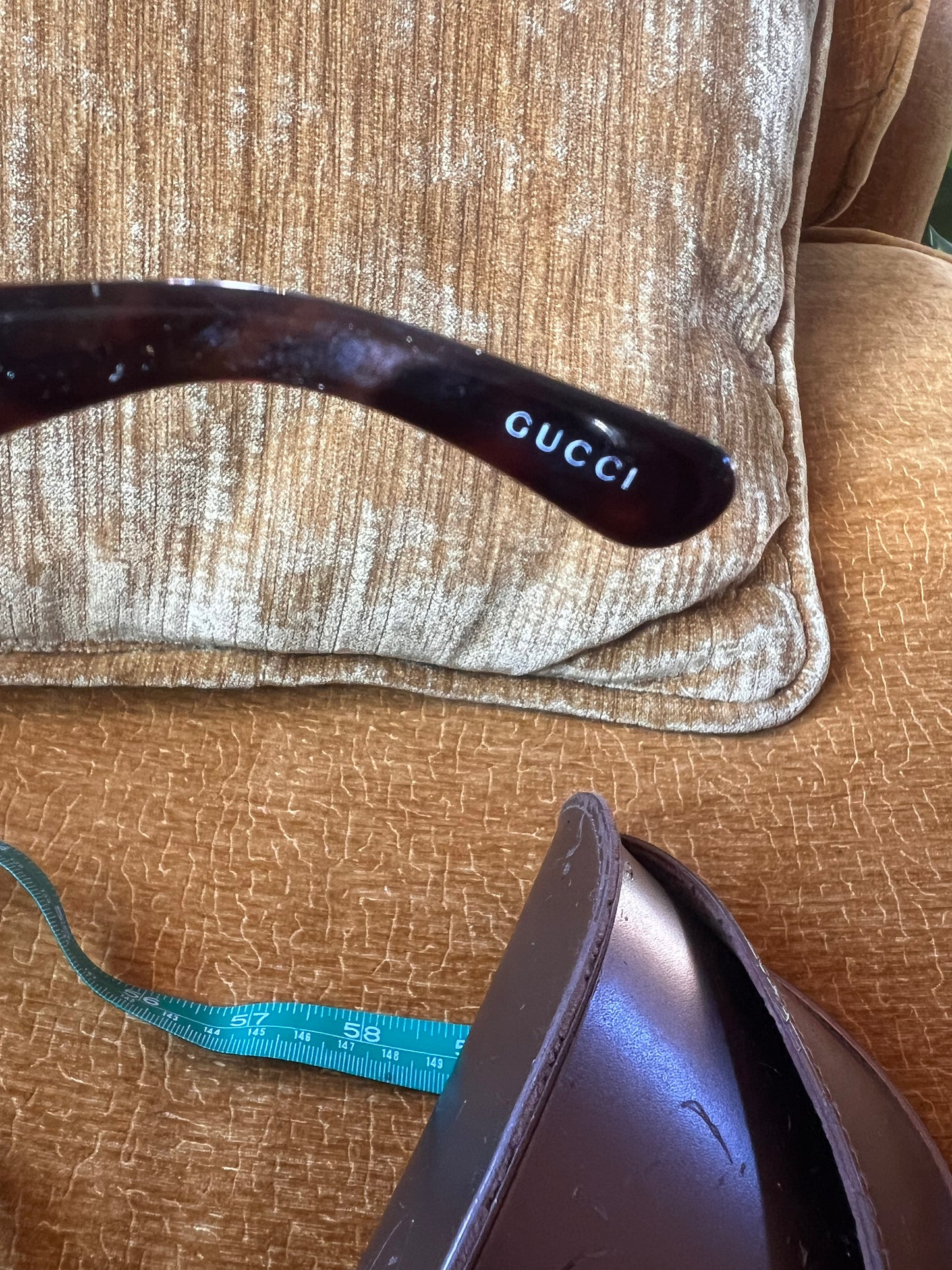Gucci Brown Oversized Sunglasses