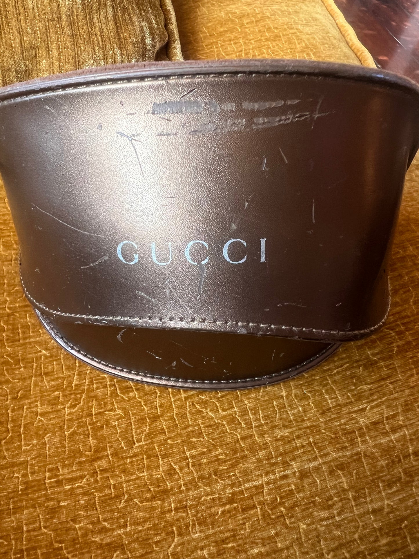 Gucci Brown Oversized Sunglasses