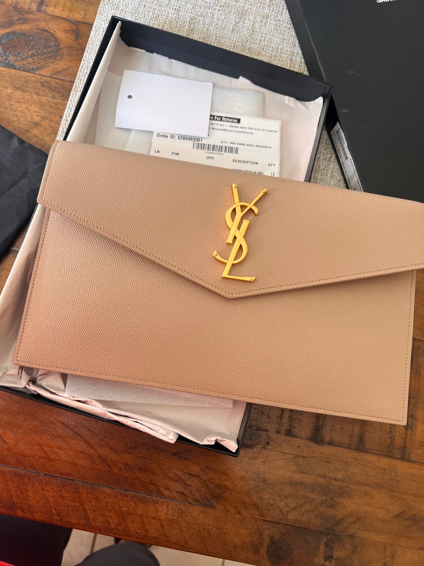 YSL Uptown Clutch New