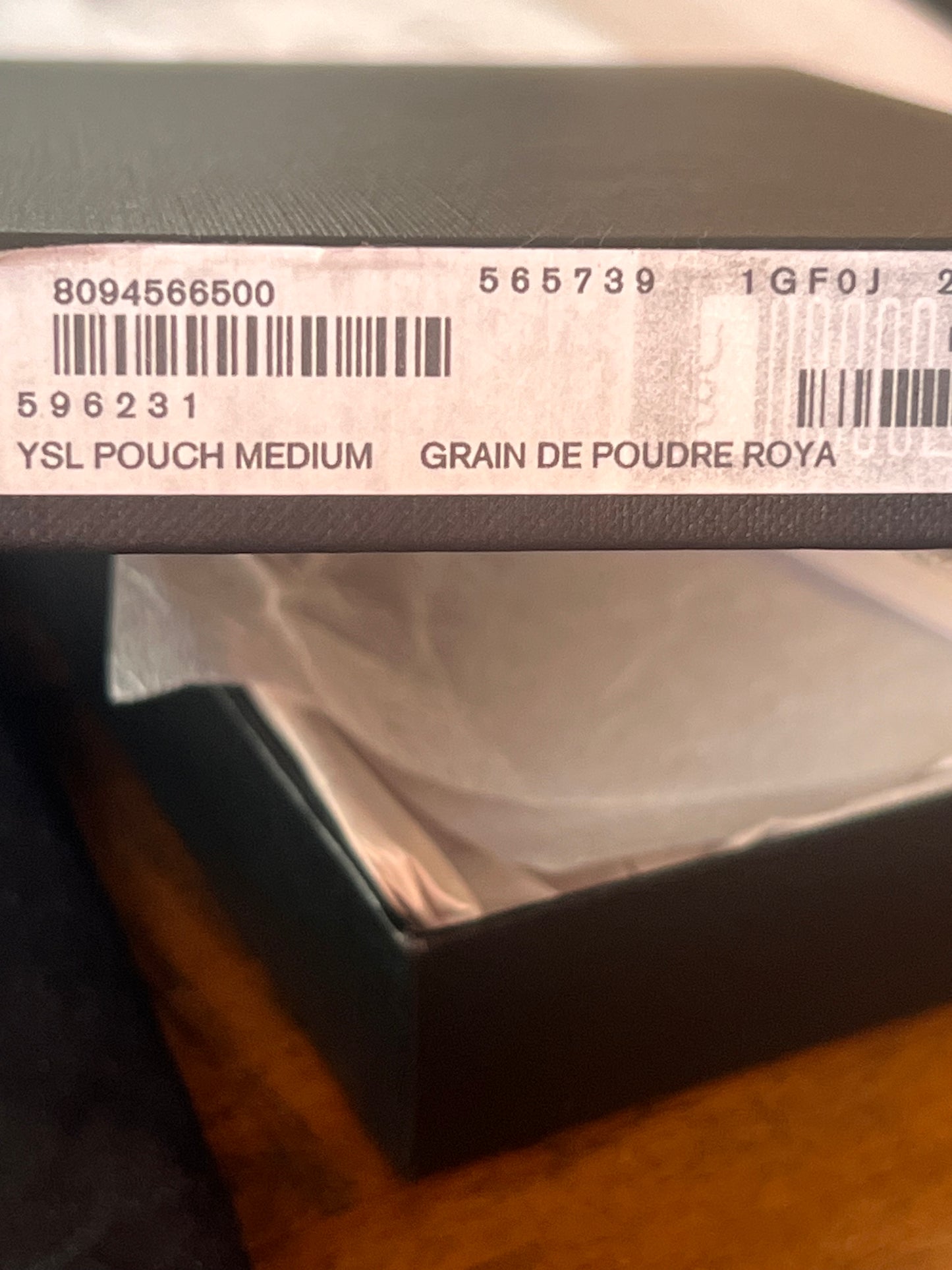 YSL Uptown Clutch New