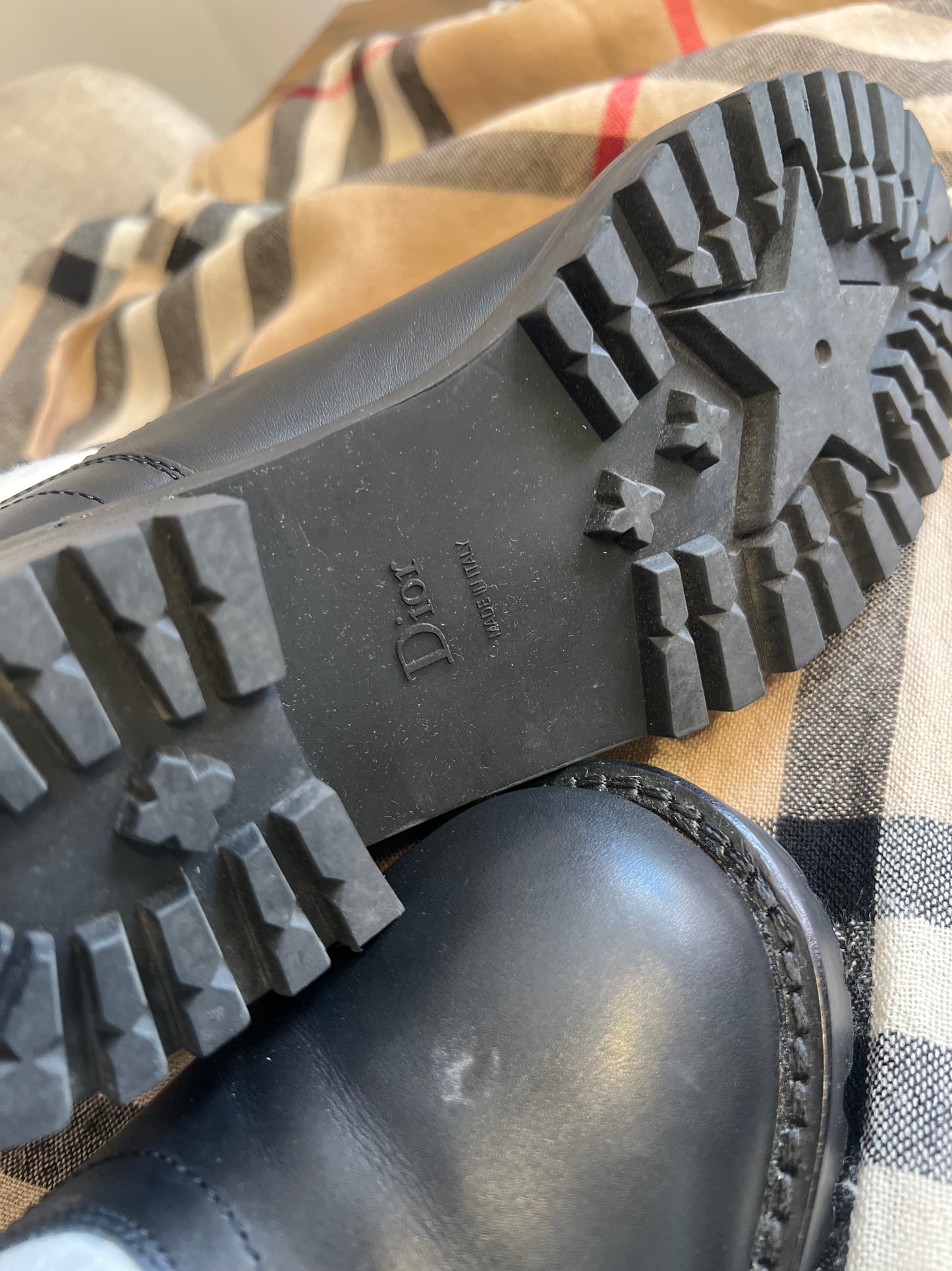 Christian Dior Combat Boots