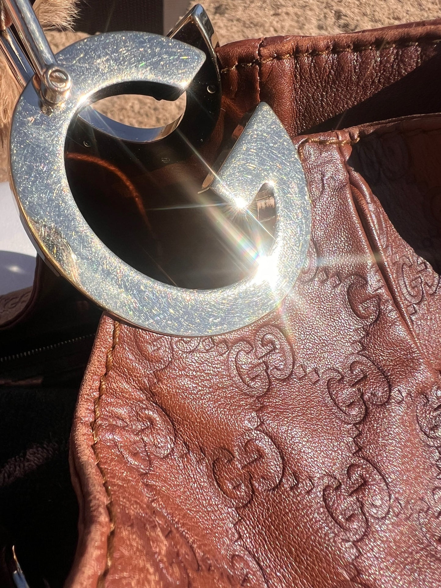 Gucci Charlotte Leather Hobo