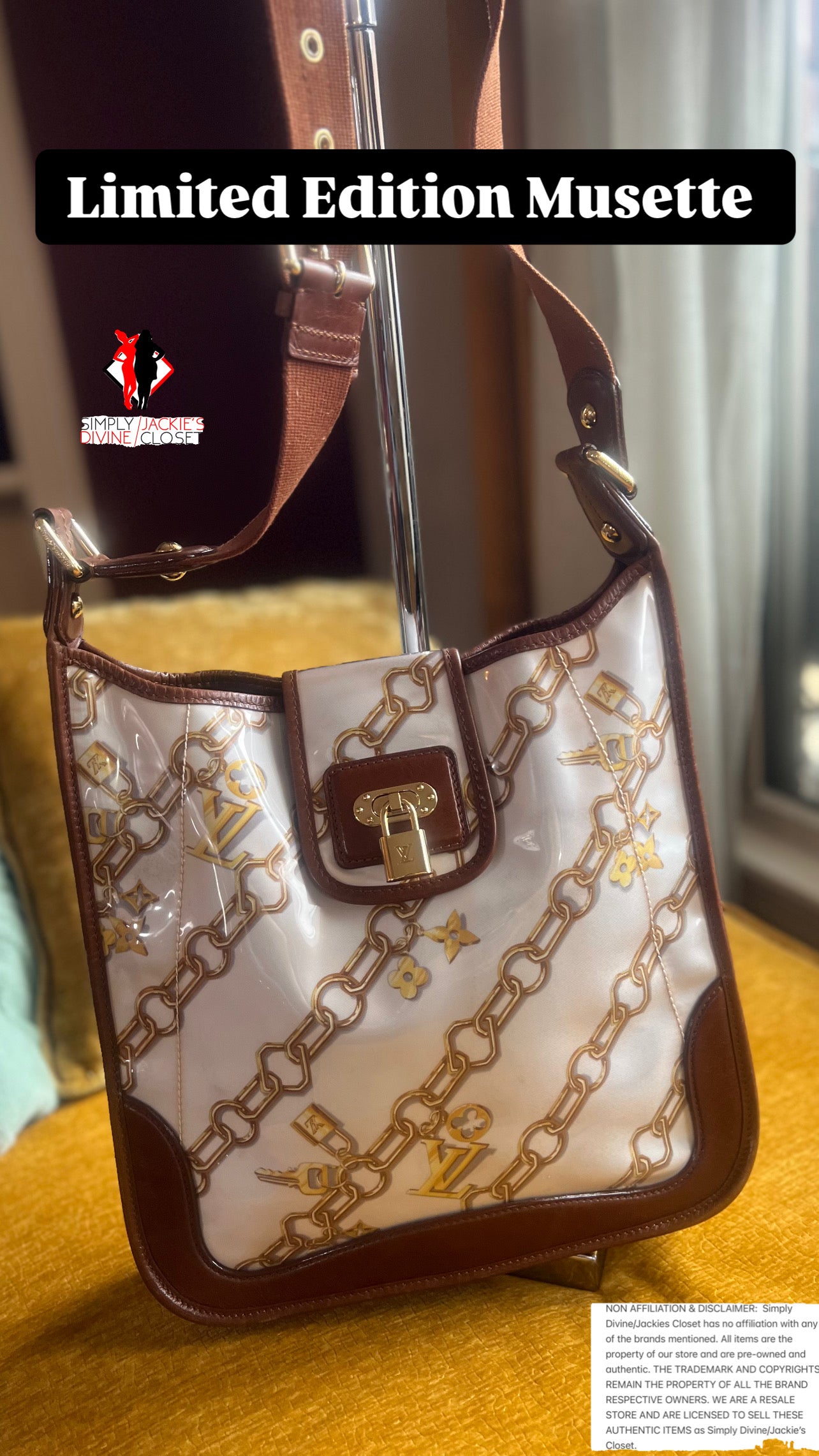 Louis Vuitton White Musette