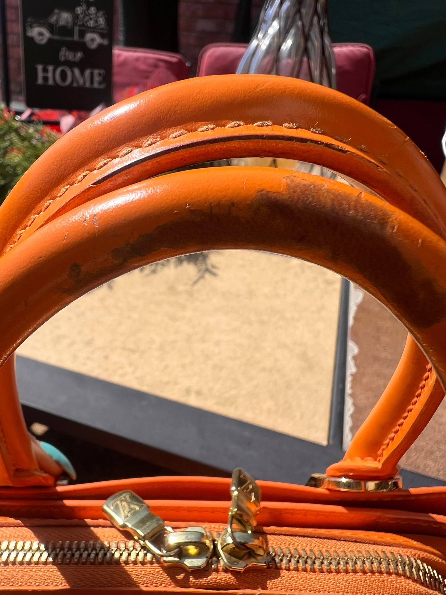Louis Vuitton Orange Handbag