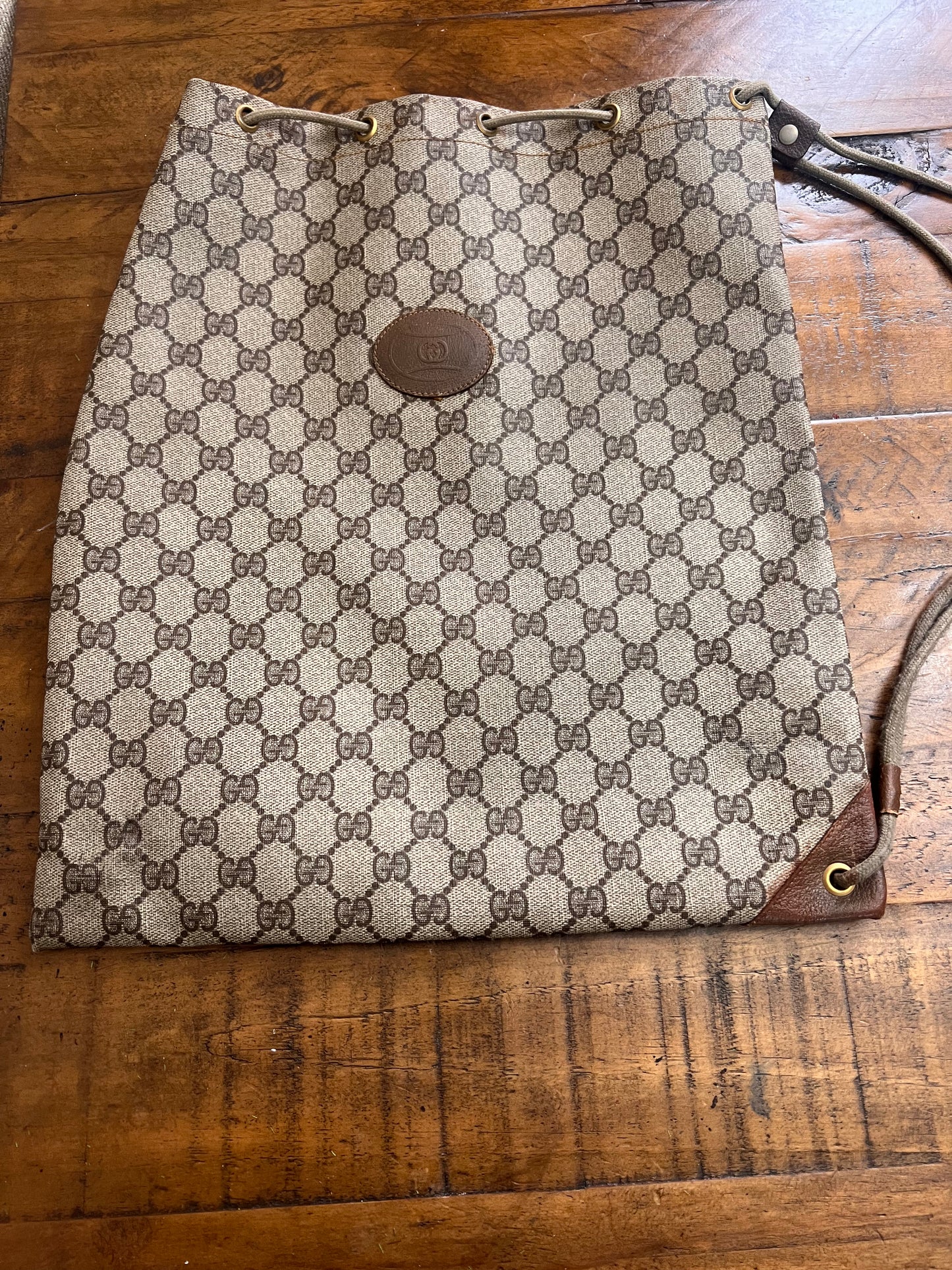 Gucci Drawstring Backpack