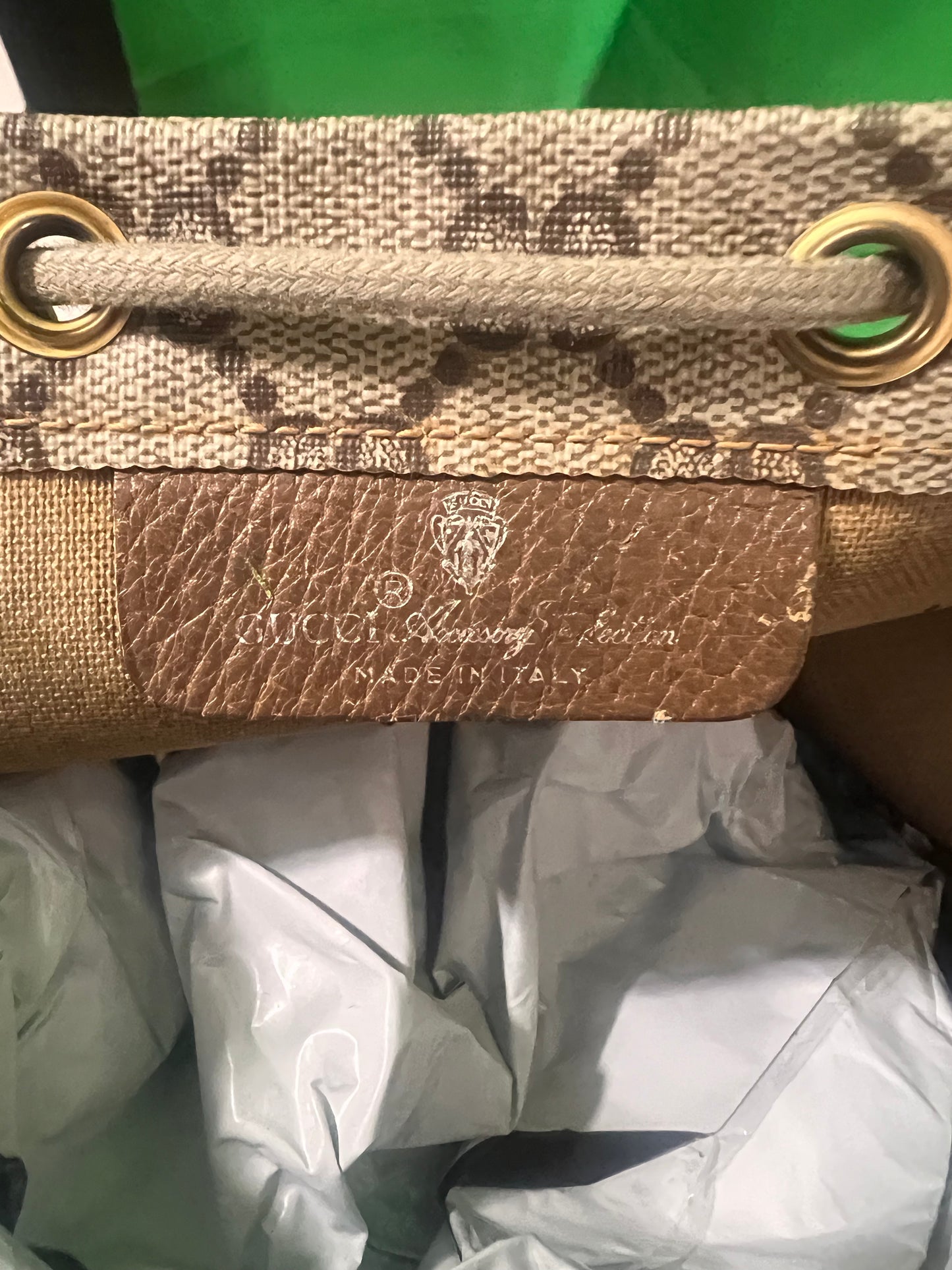 Gucci Drawstring Backpack