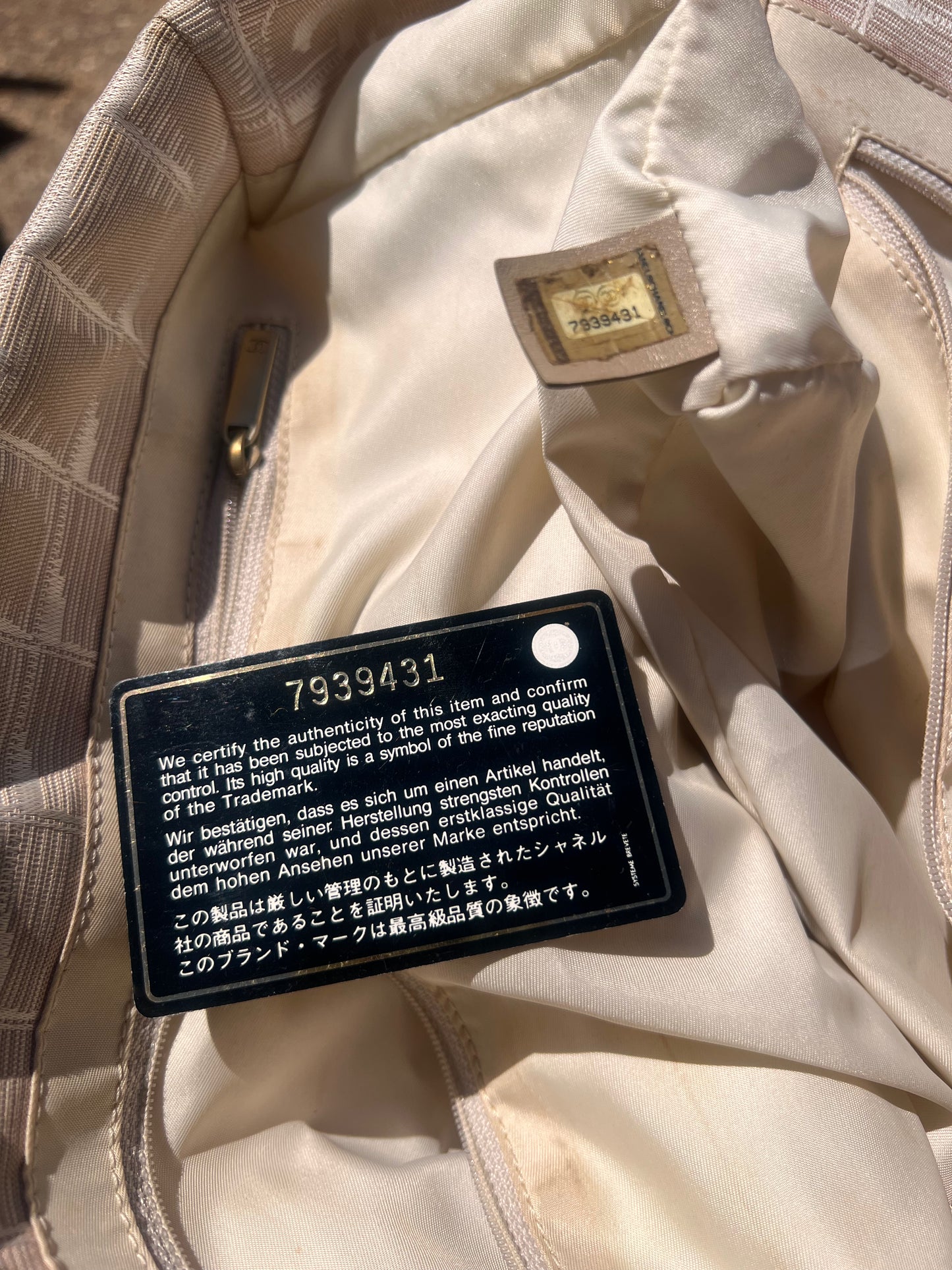 Chanel Travel Line Tote