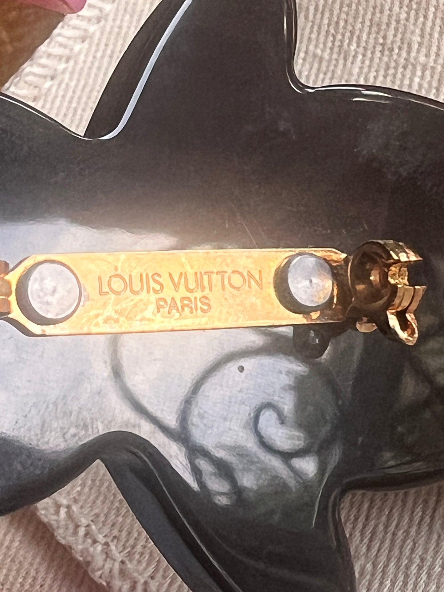 Louis Vuitton Resin Teddy Brooch