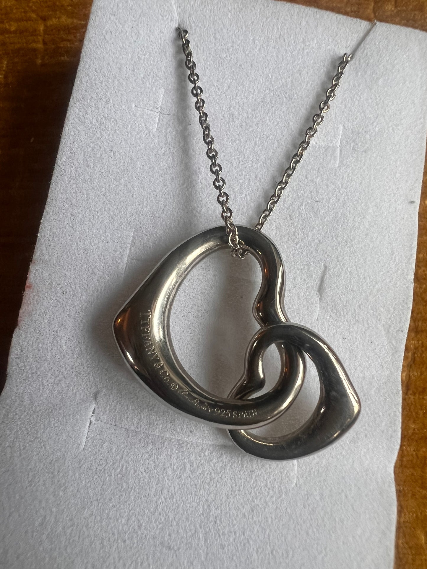 Tiffany & Co Double Heart Necklace
